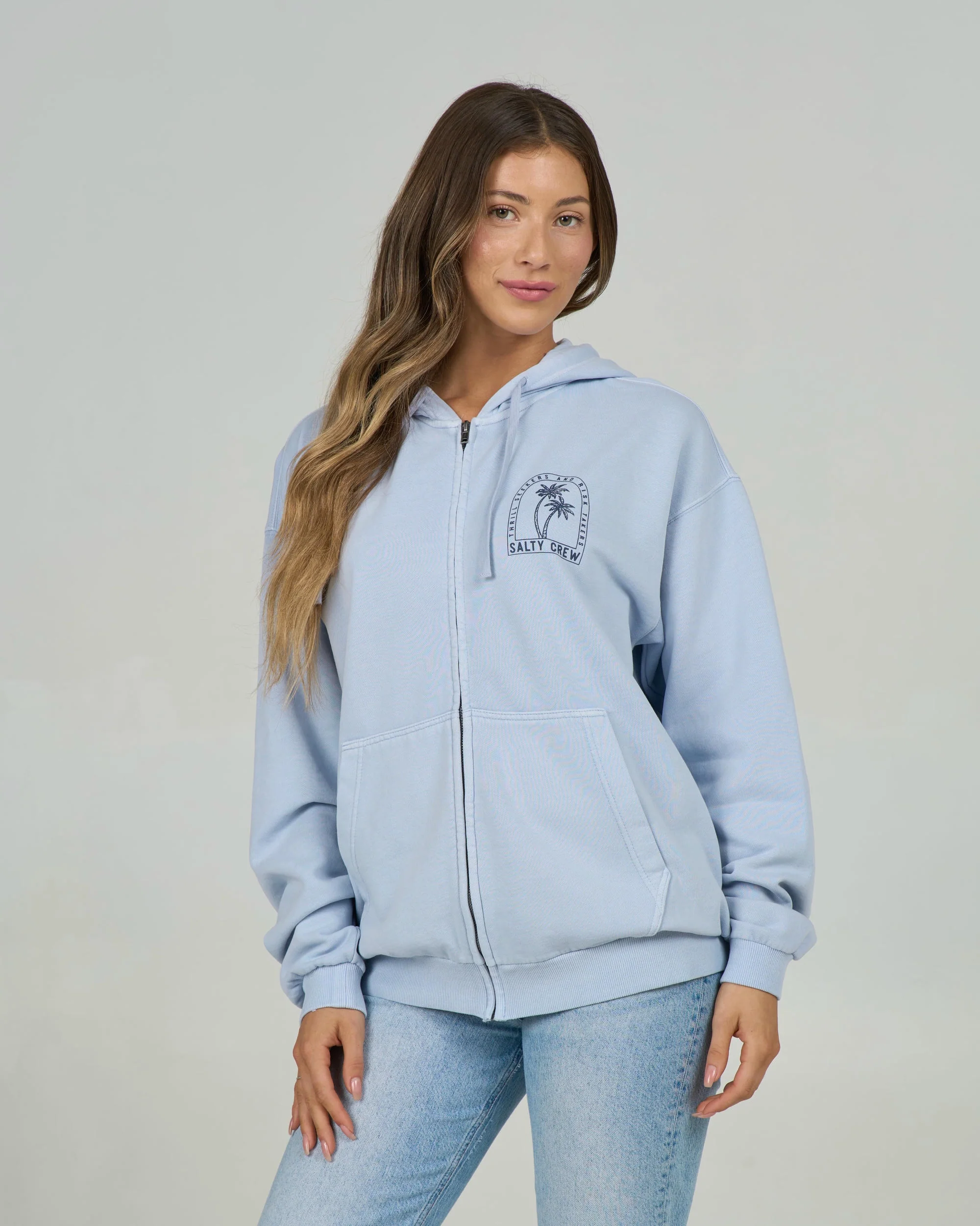 Archway Zip Hoody - Fog