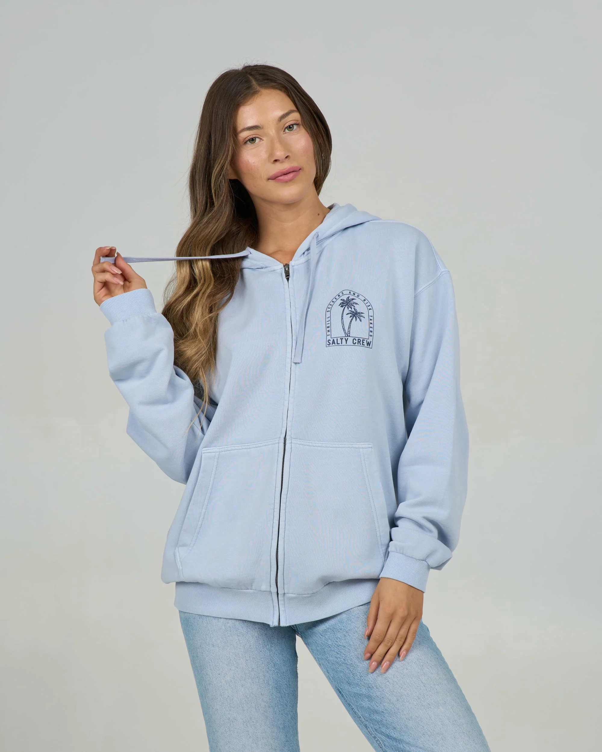 Archway Zip Hoody - Fog - Image 2