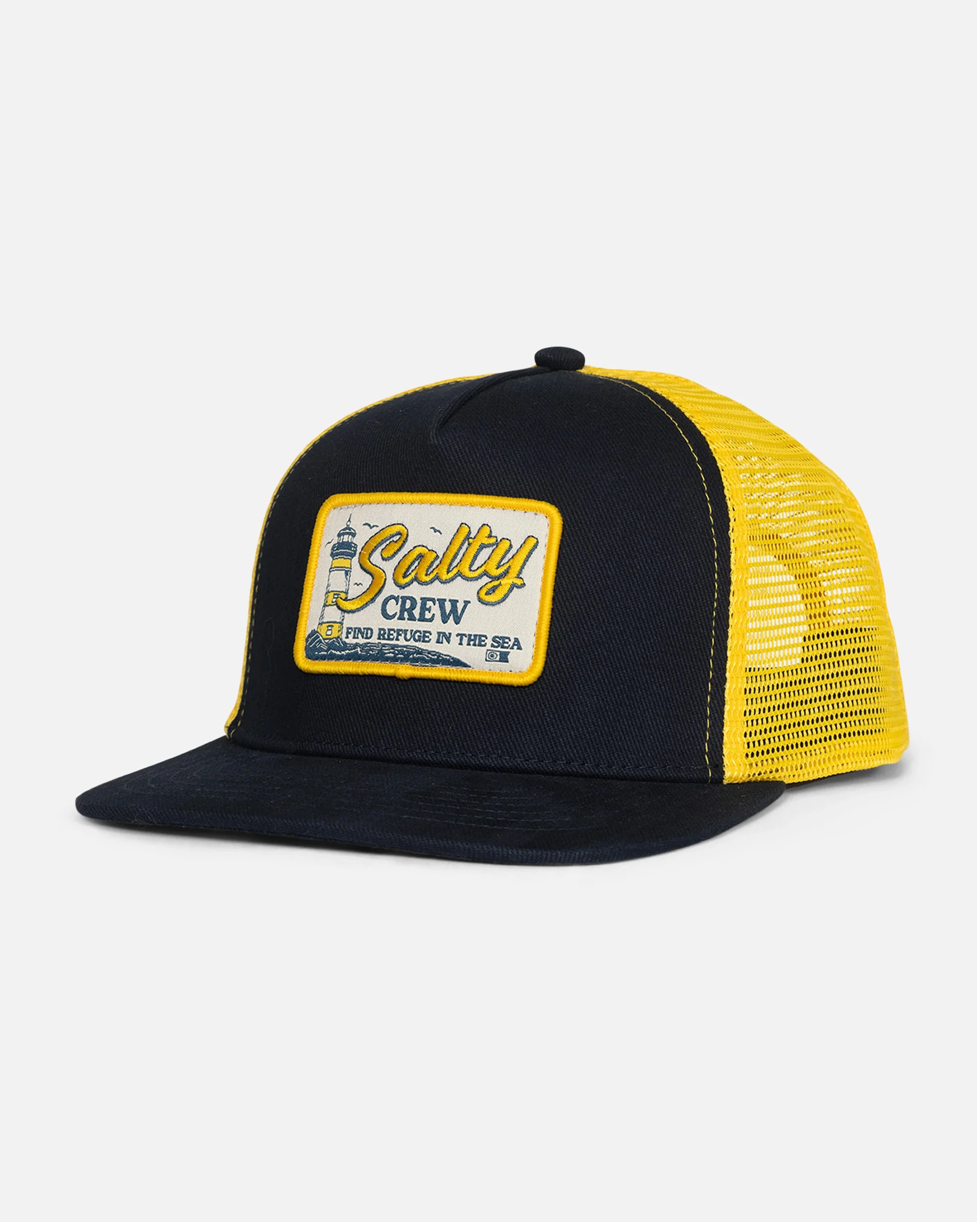 Ashore Trucker Kids - Navy Gold