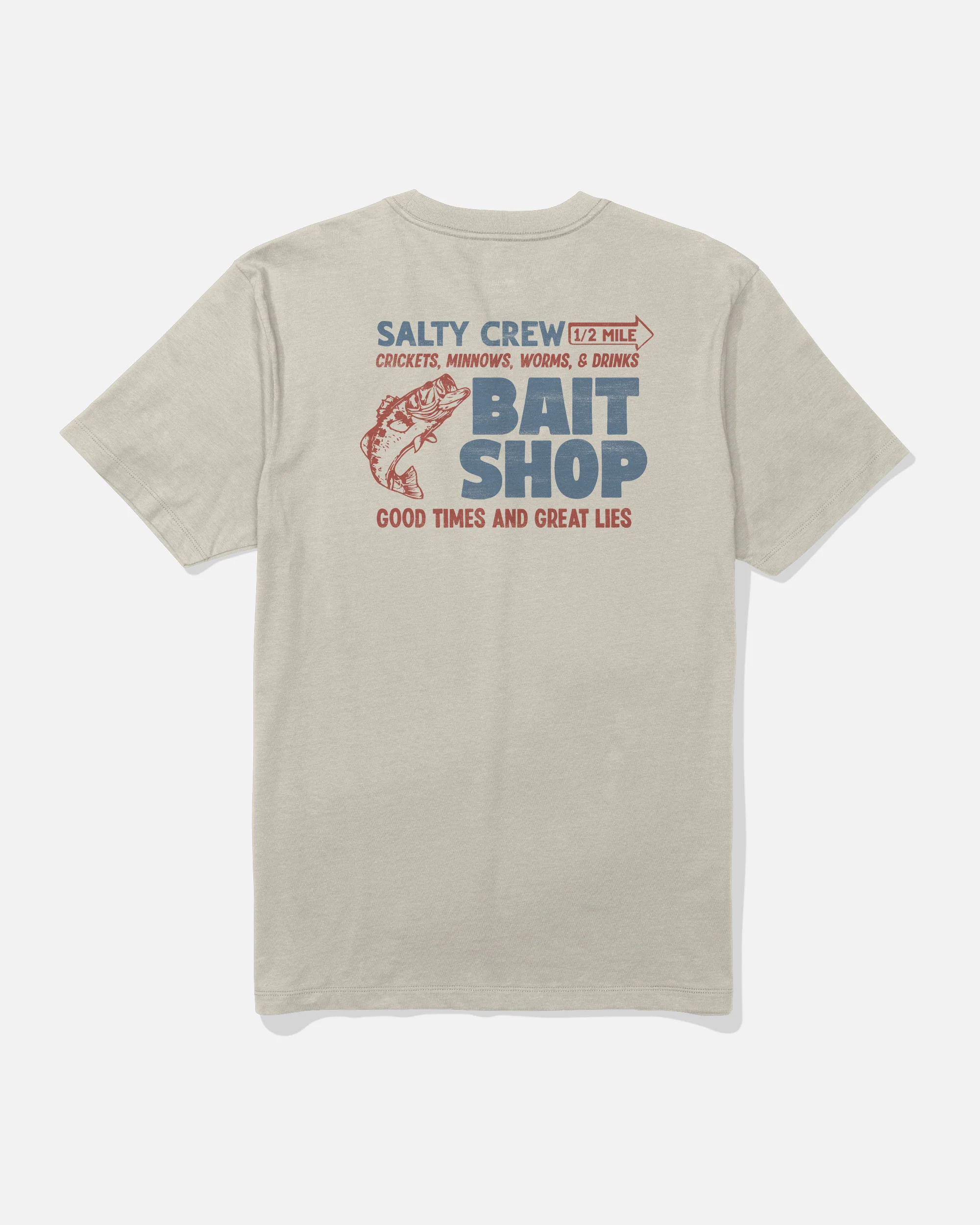 Bait Shop Ss Tee - Moonbeam
