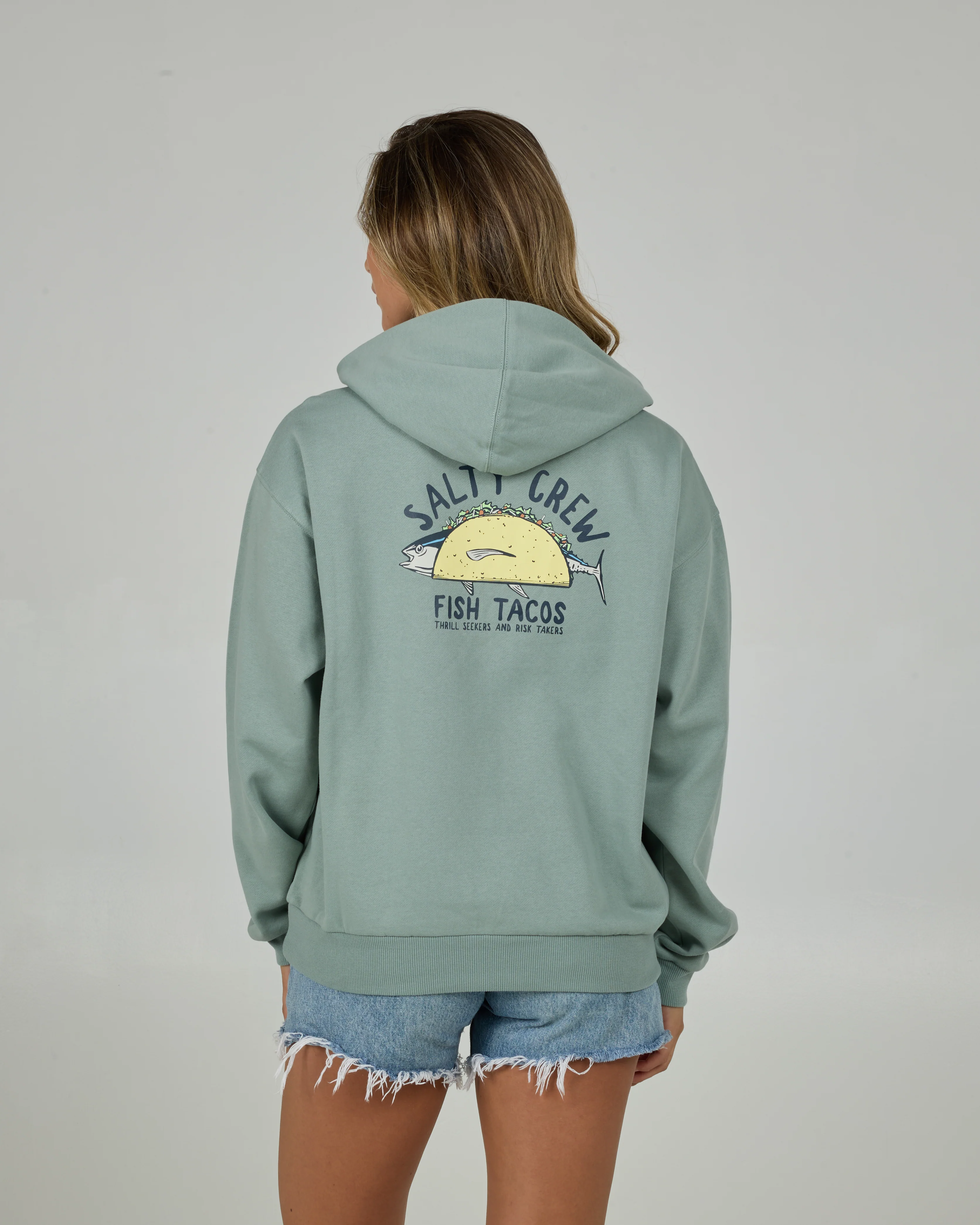 Baja Fresh Hoody - Sage - Image 3