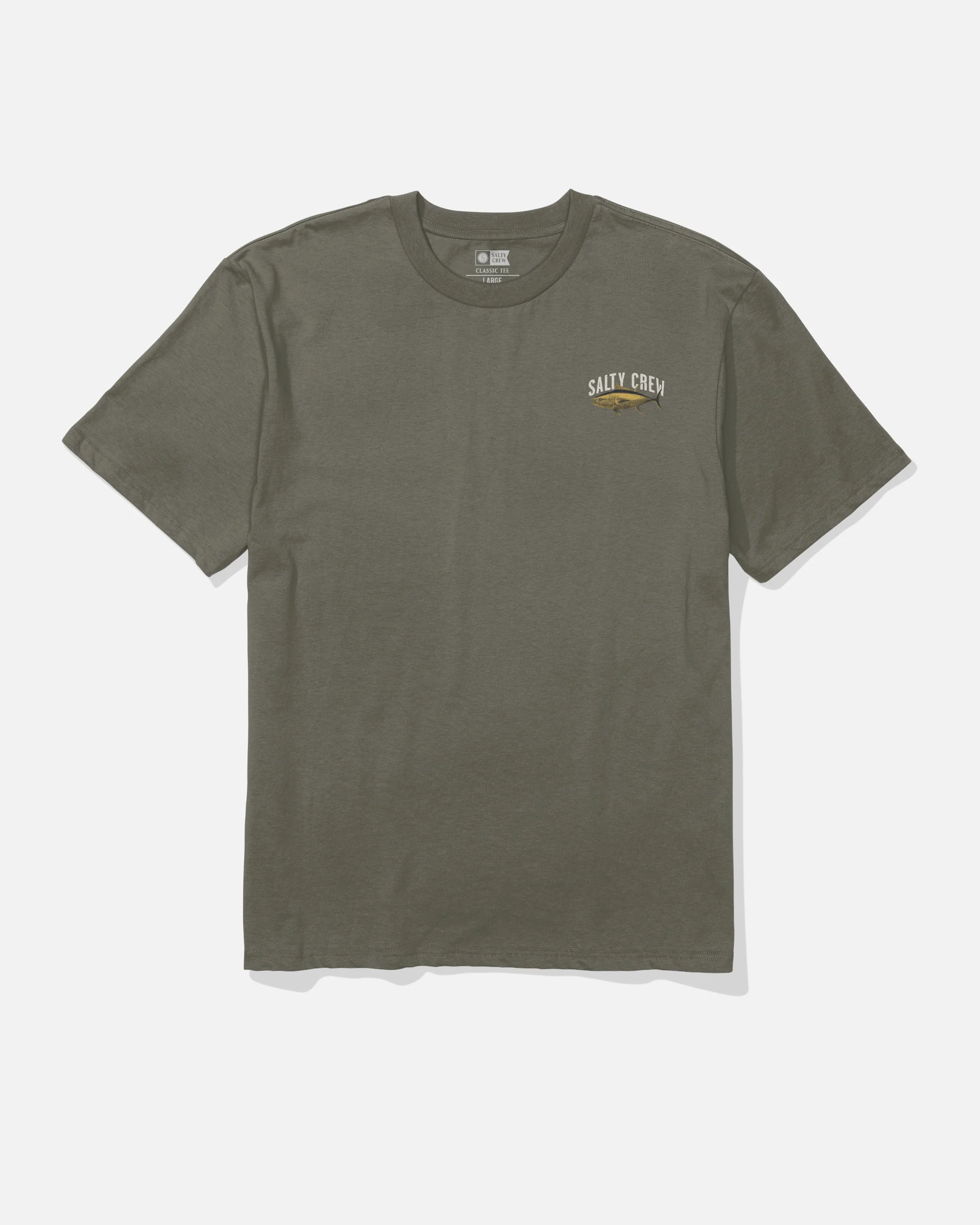 Bitmap Classic Ss Tee - Dusty Olive - Image 2