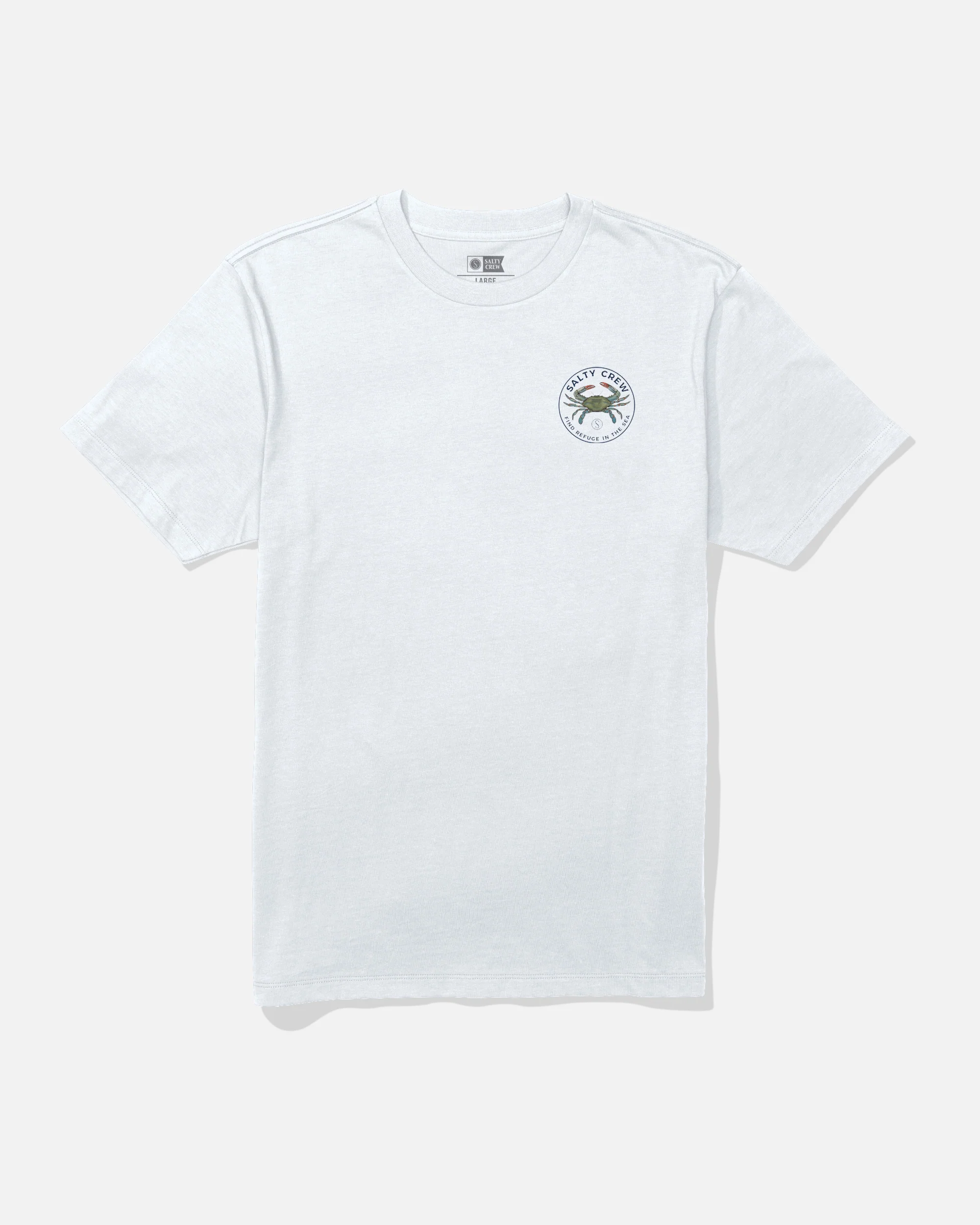 Blue Crabber Premium S/S Tee - White - Image 3