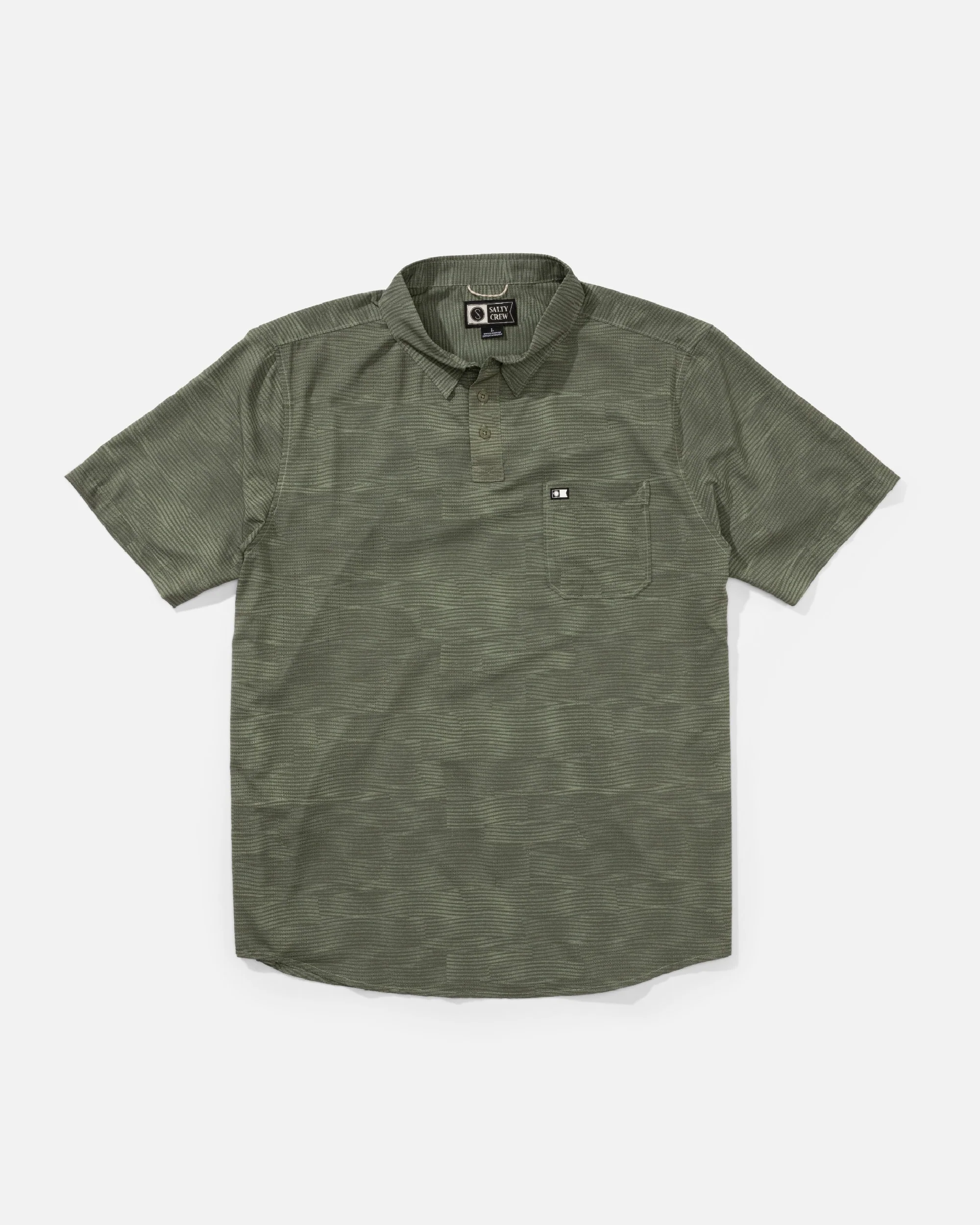 Breezer Perf Polo - Oil Green