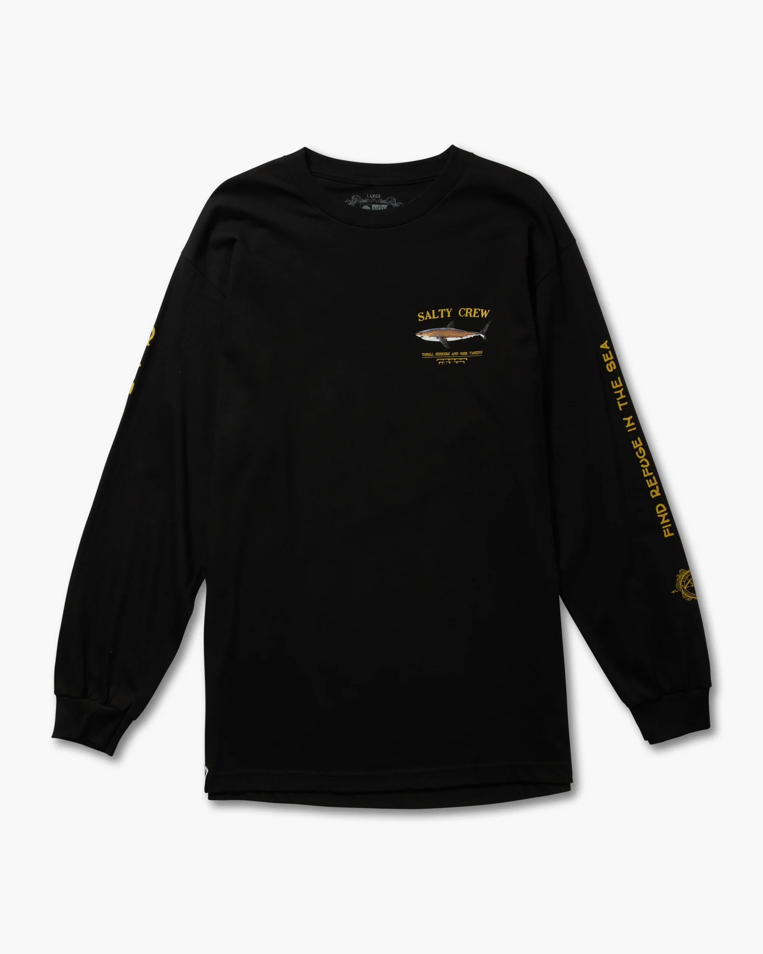 Bruce L/S Tee - Black - Image 3