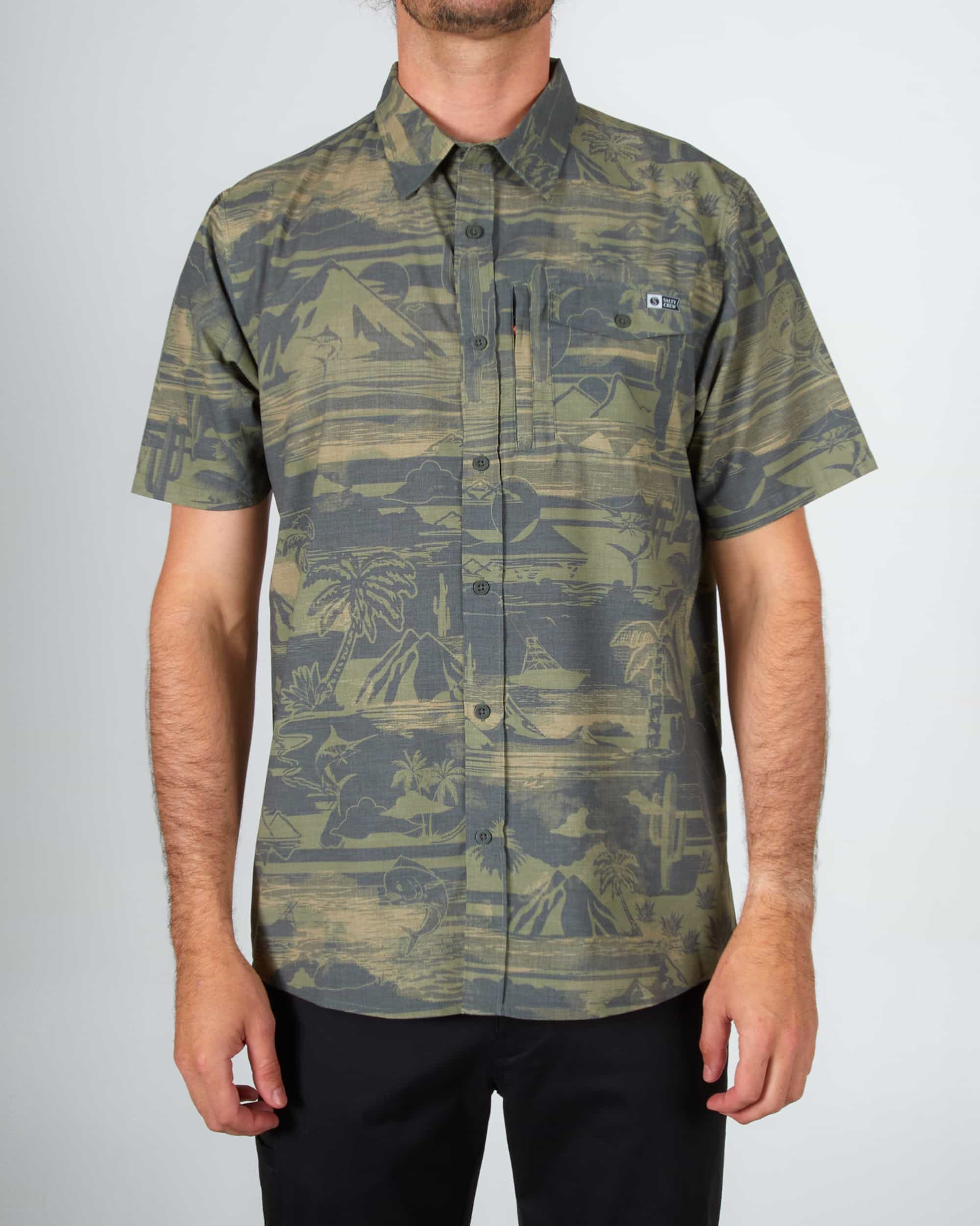 Cedros S/S Tech Woven - Black