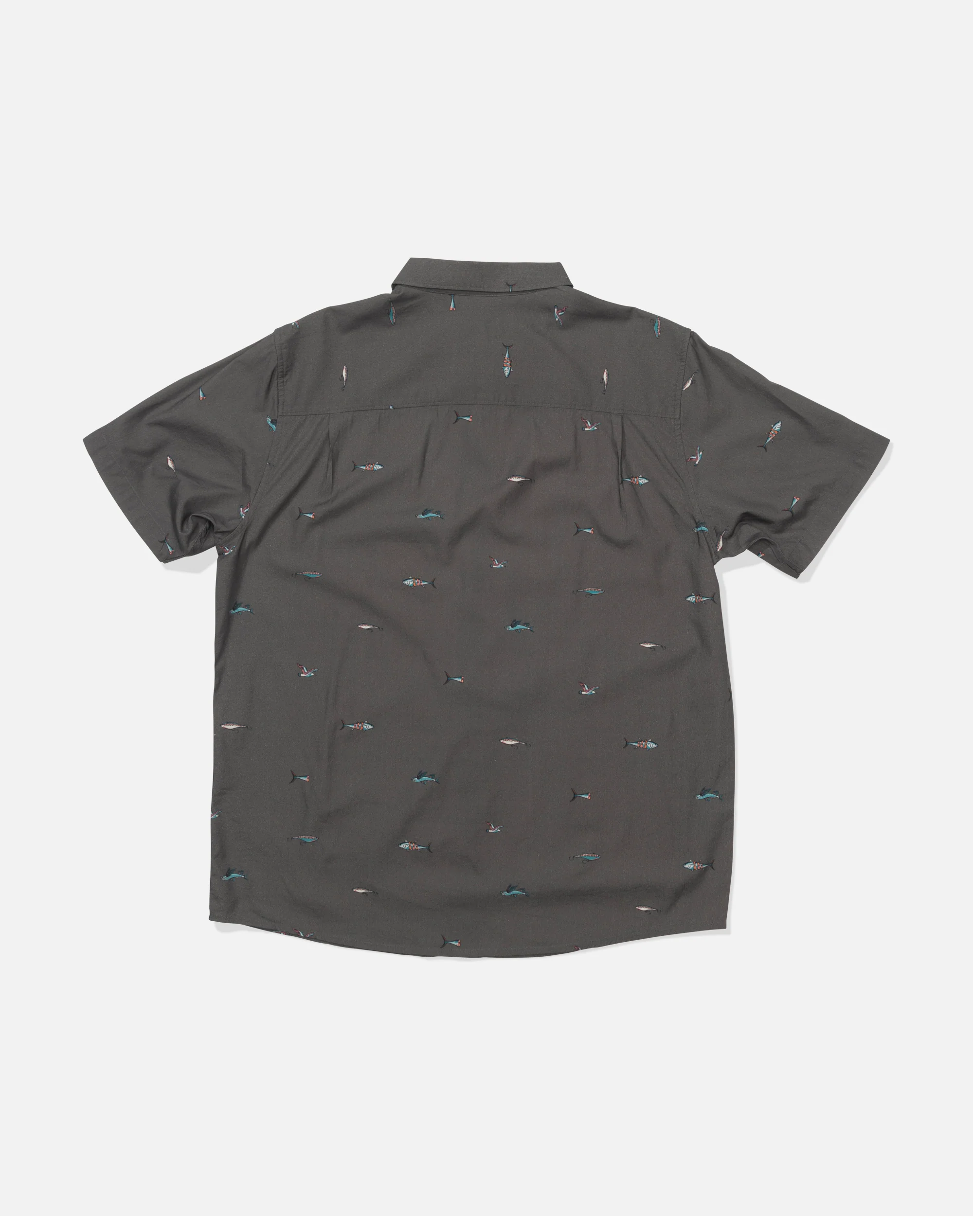 Crew Ss Button Up - Charcoal - Image 2