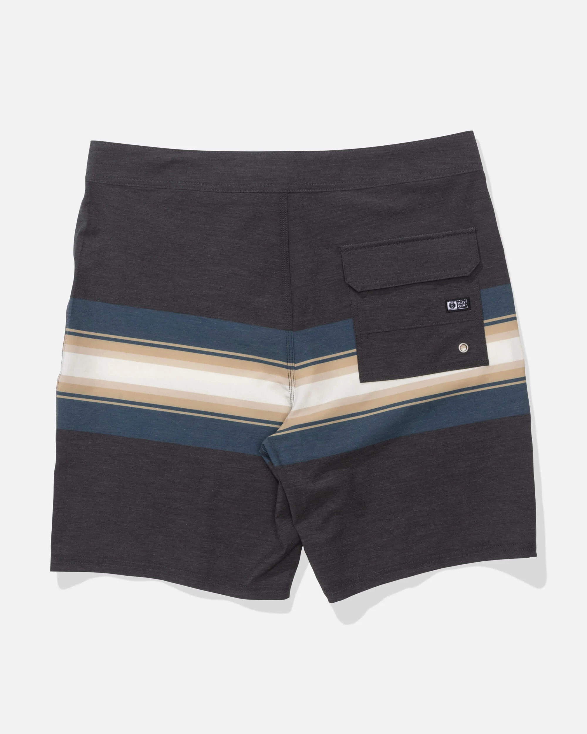 Crew Stripe Boardshort - Pirate Black - Image 2
