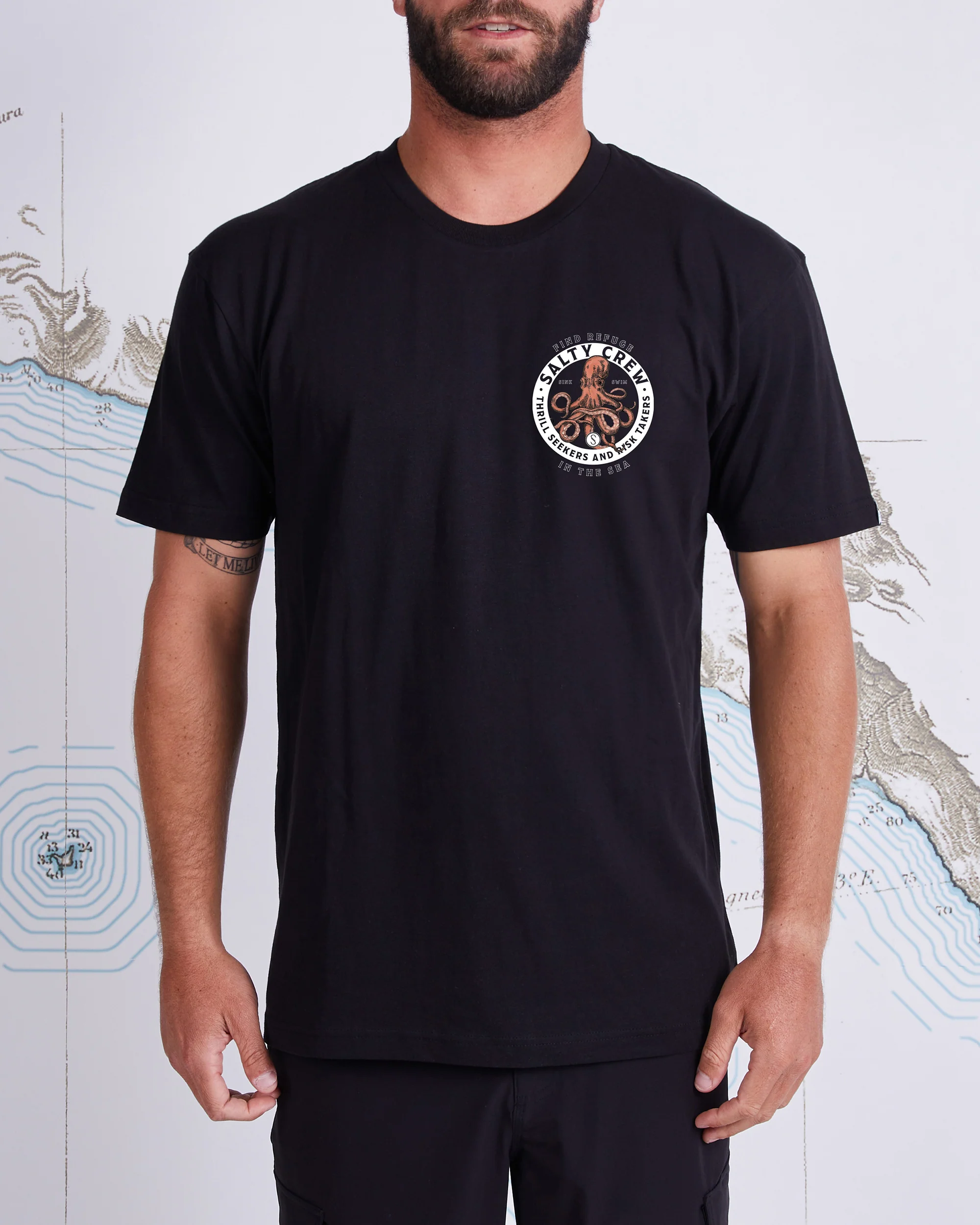 Deep Reach S/S Tee - Black - Image 2