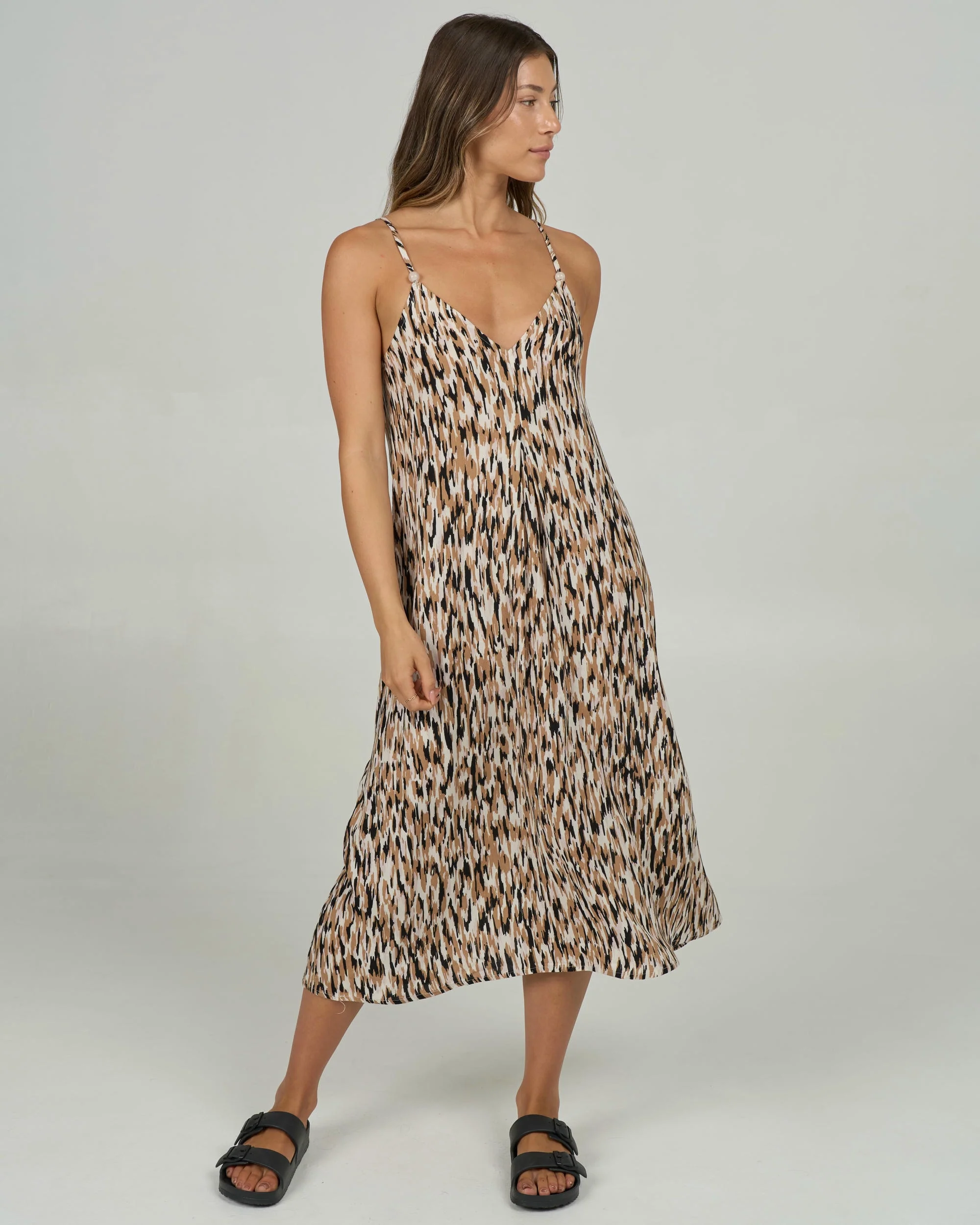Dreamland Midi Dress - Sand Bar - Image 4