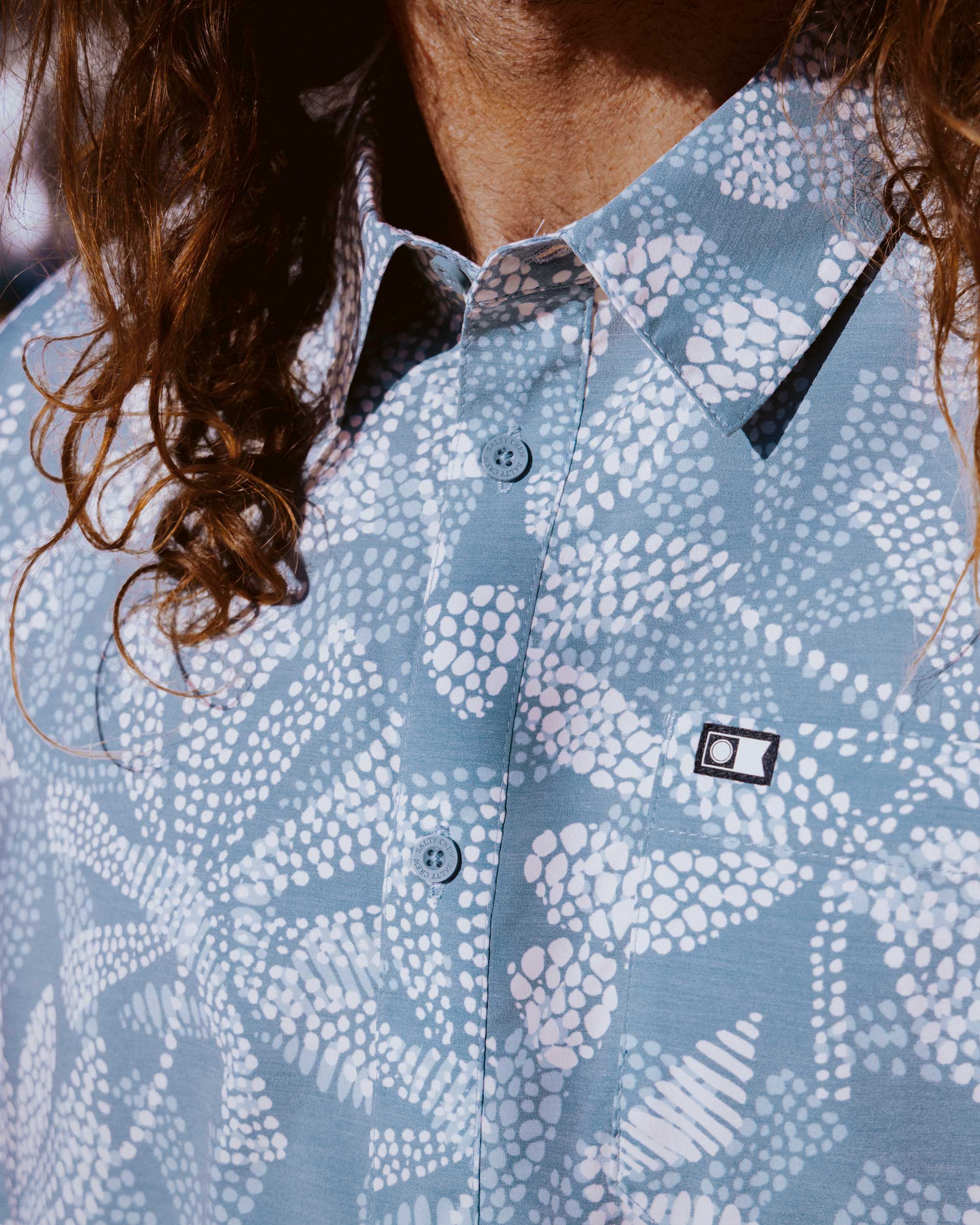 Drifter Uv Button Up - Atlantic Green - Image 4