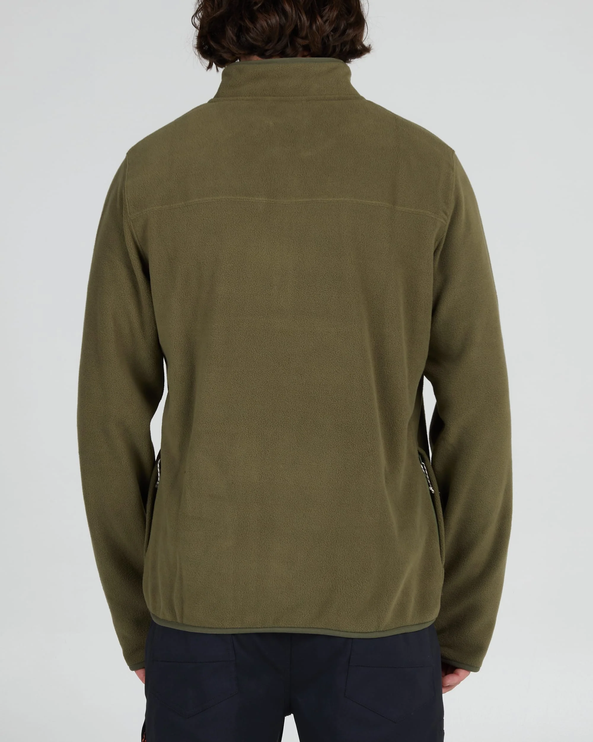 Ebbtide 1/2 Zip Polar Fleece - Olive - Image 2