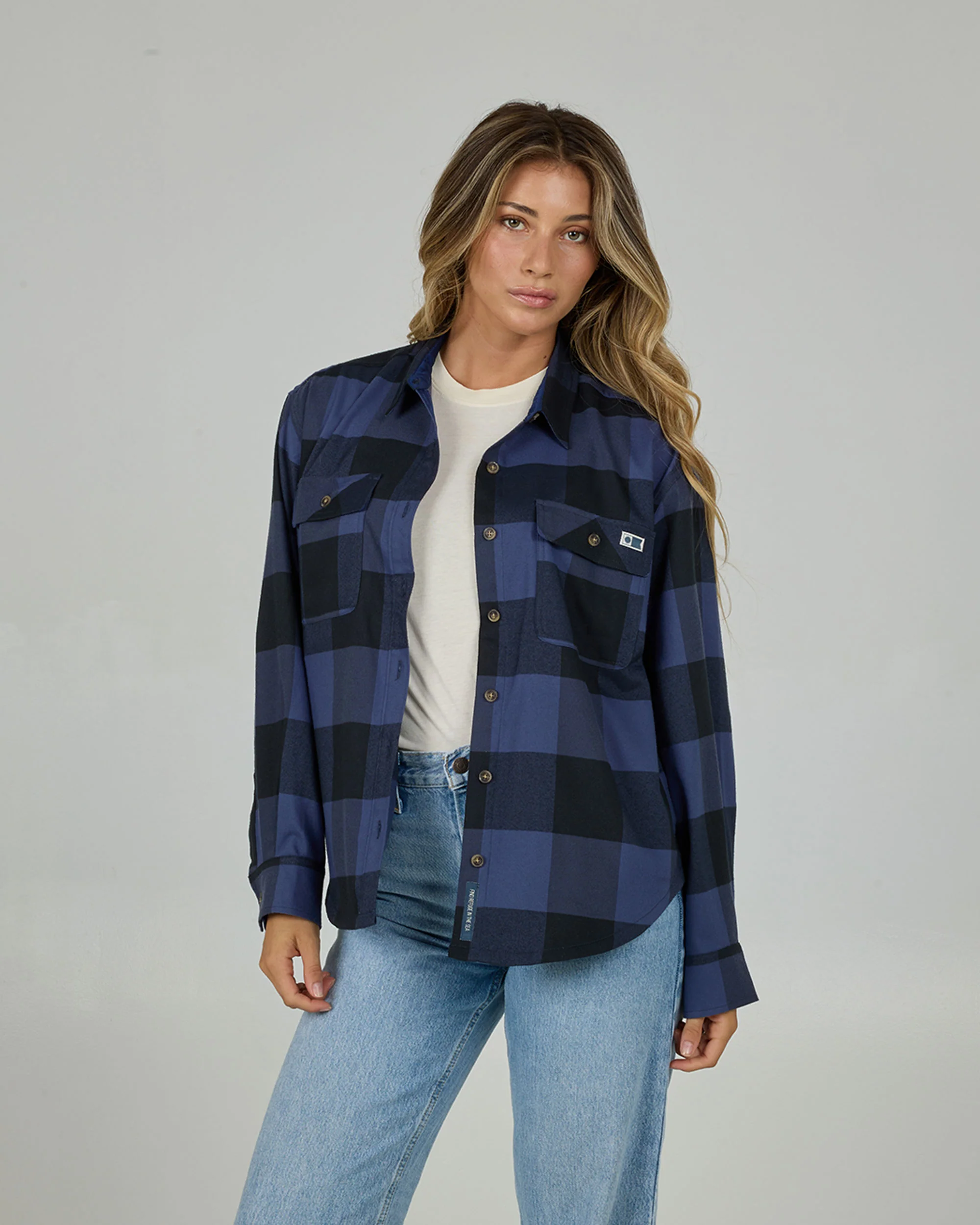 Fathom Flannel - Indigo