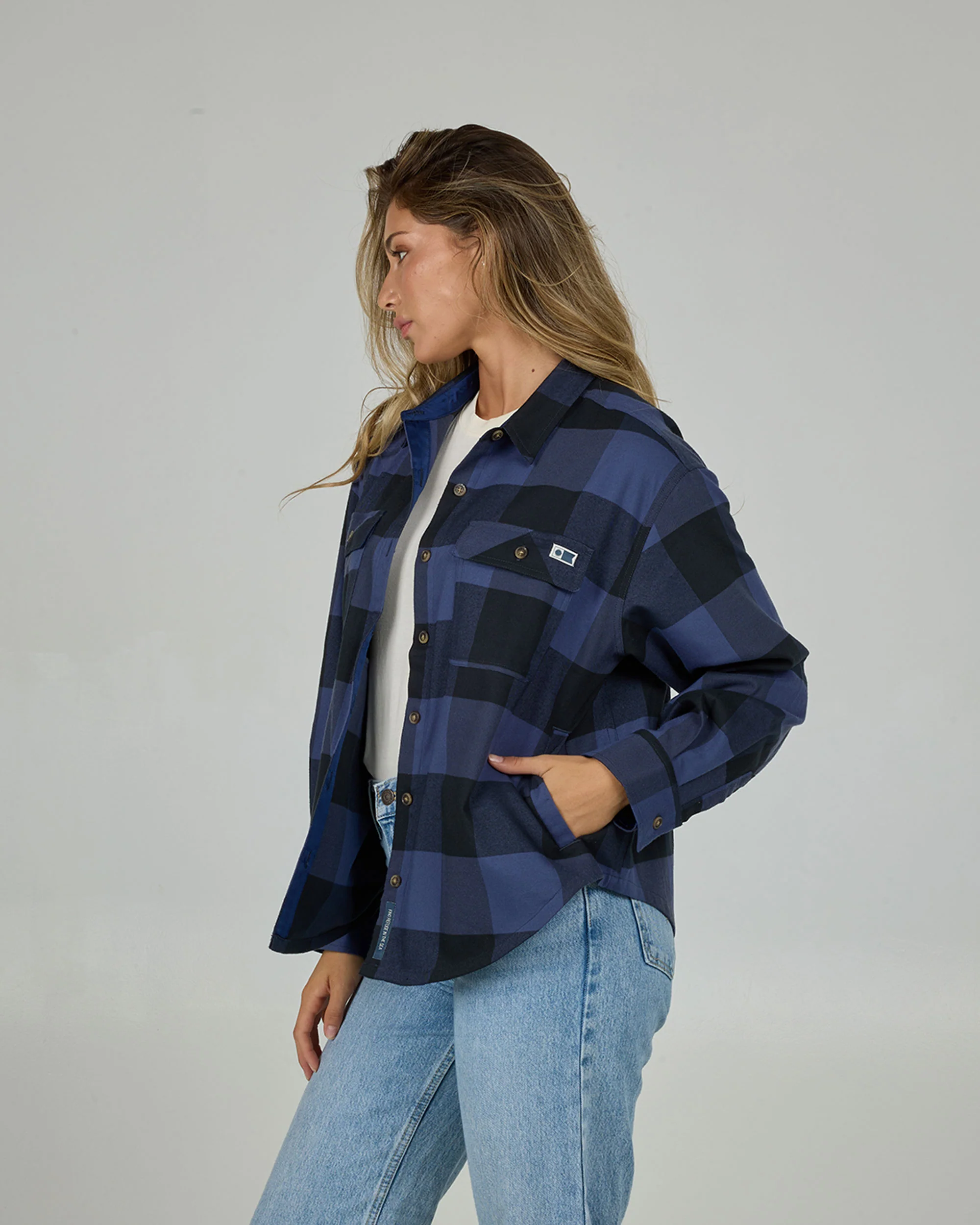 Fathom Flannel - Indigo - Image 3