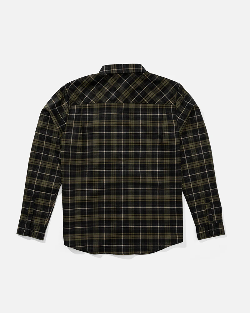 Fathom Ls Tech Flannel - Phantom - Image 2