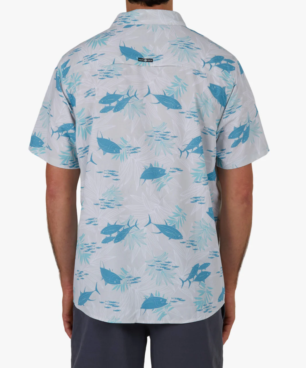 Feeding Frenzy Uv Woven - Gray - Image 2