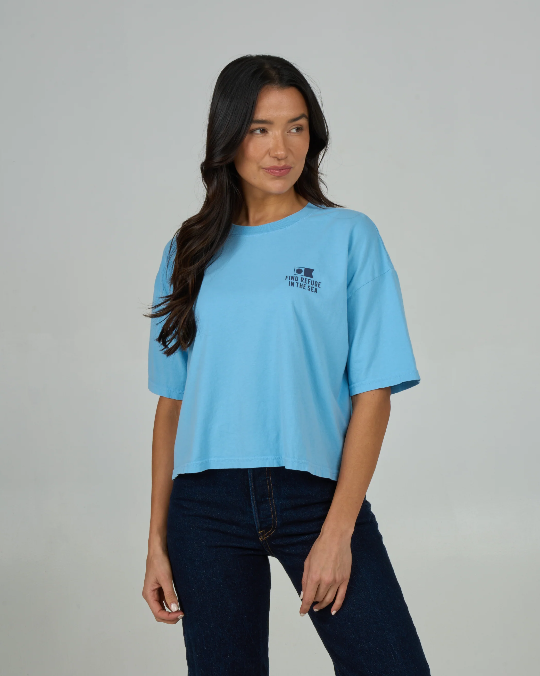 Fish Finder Skimmer Tee - Marine Blue - Image 3