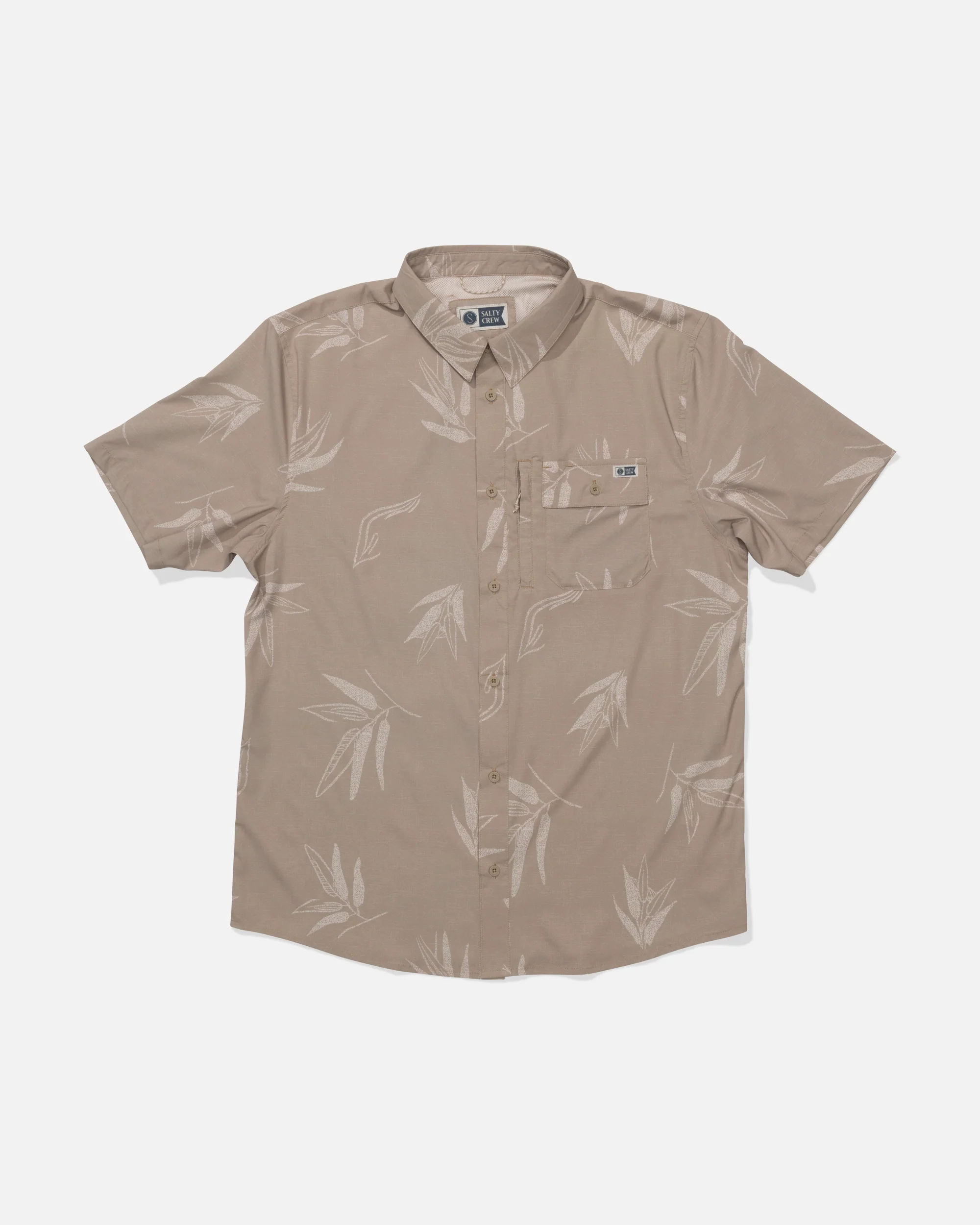Flagship Uv Button Up - Dark Khaki
