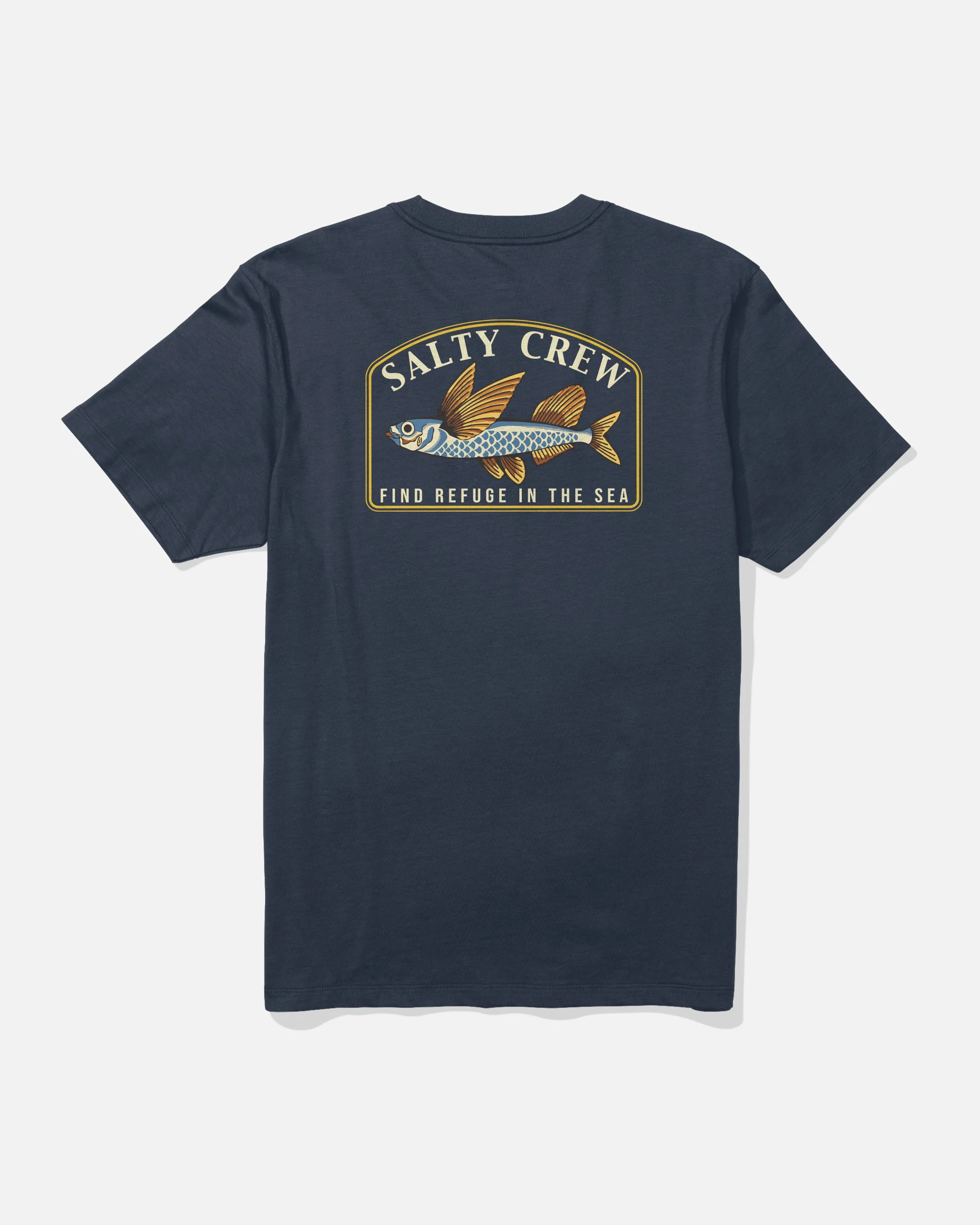 Fly Home Ss Tee - Navy