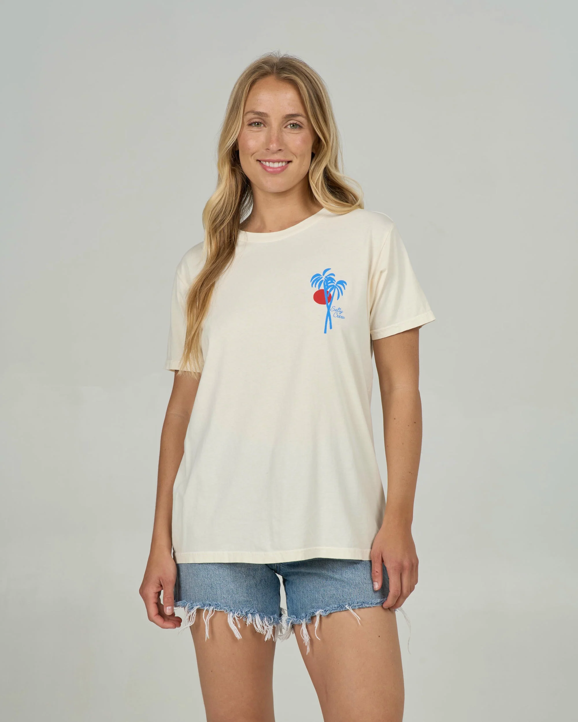 Geo Palm B.f. Tee - Off White