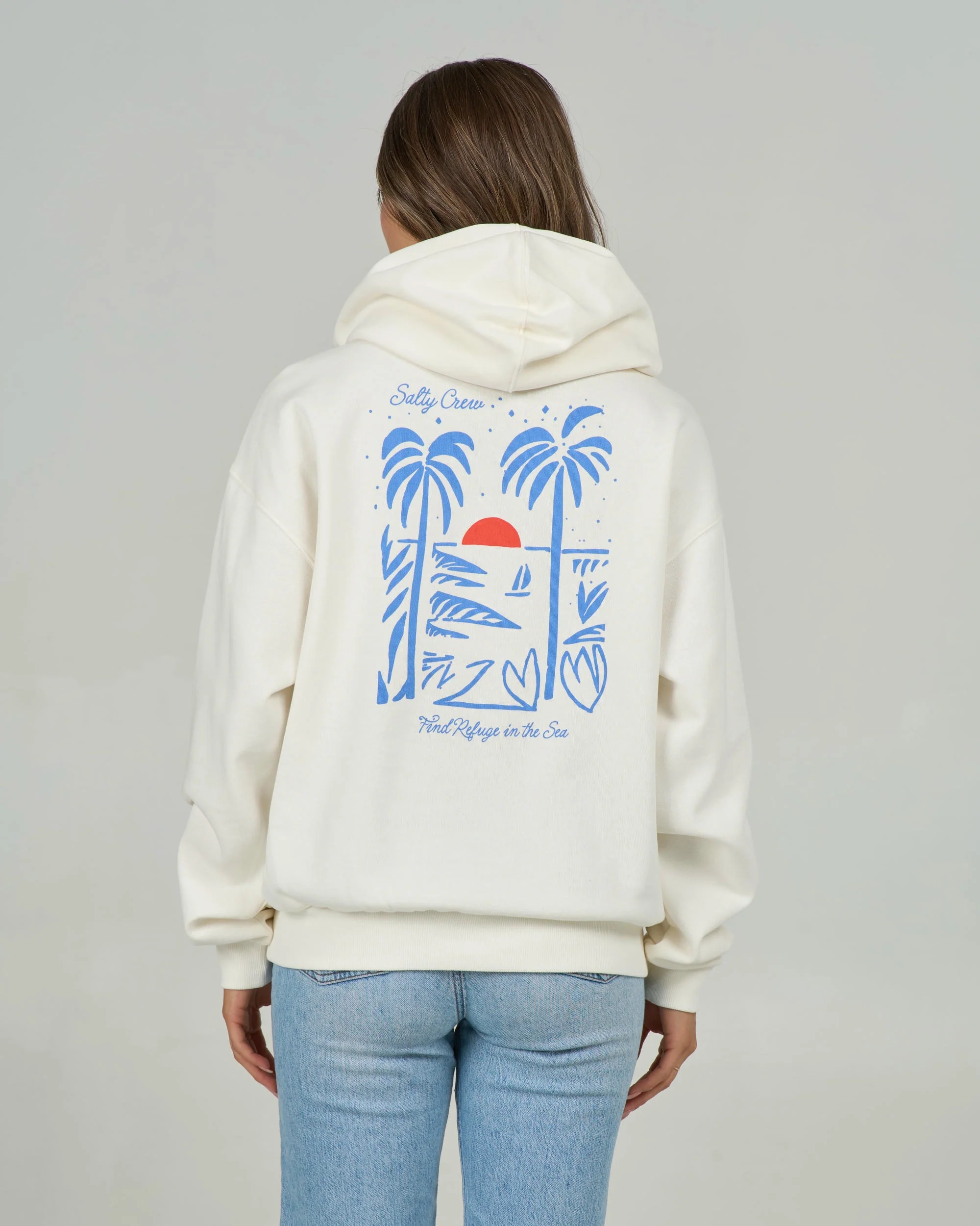 Geo Palm Hoody - Off White - Image 2