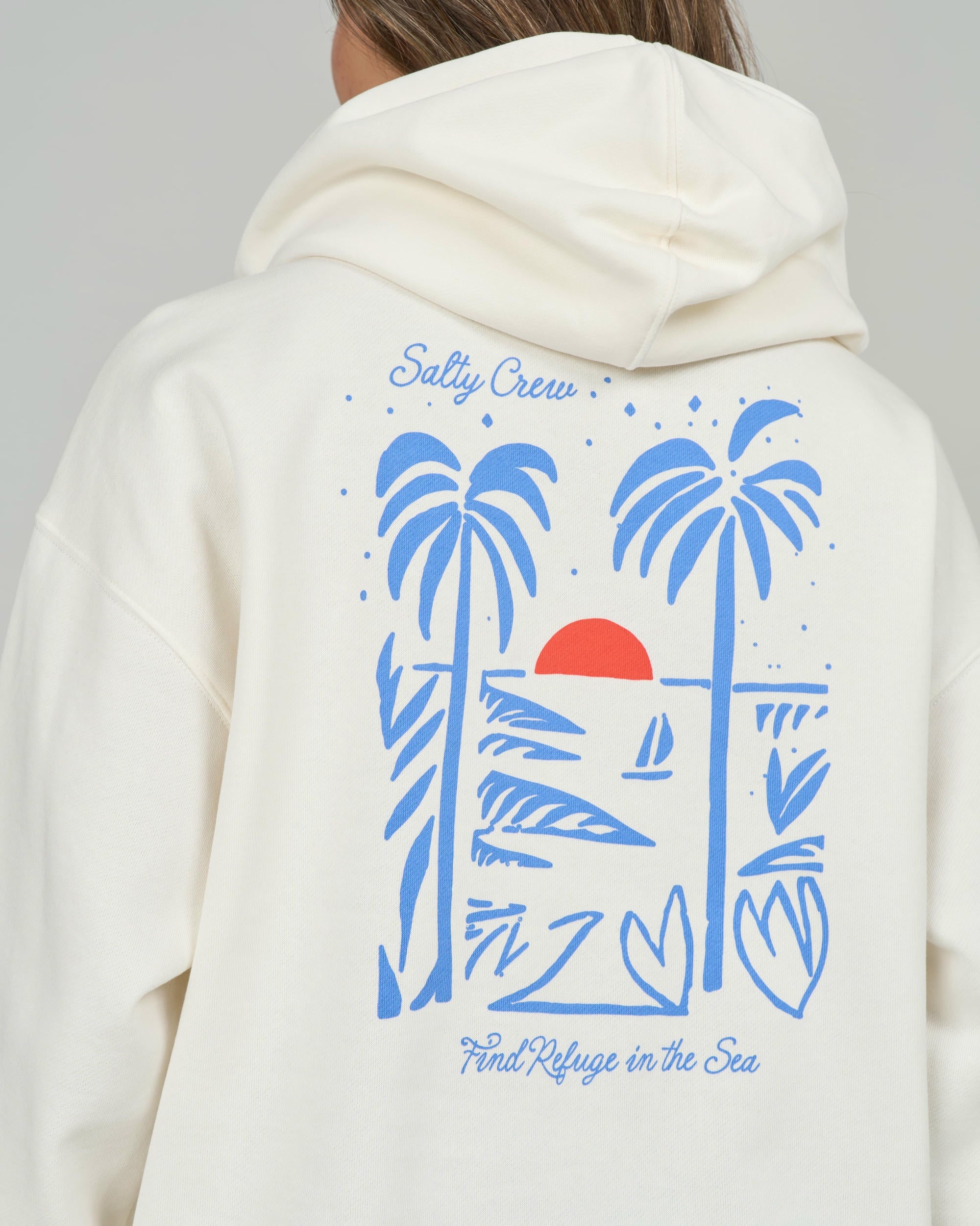 Geo Palm Hoody - Off White - Image 4