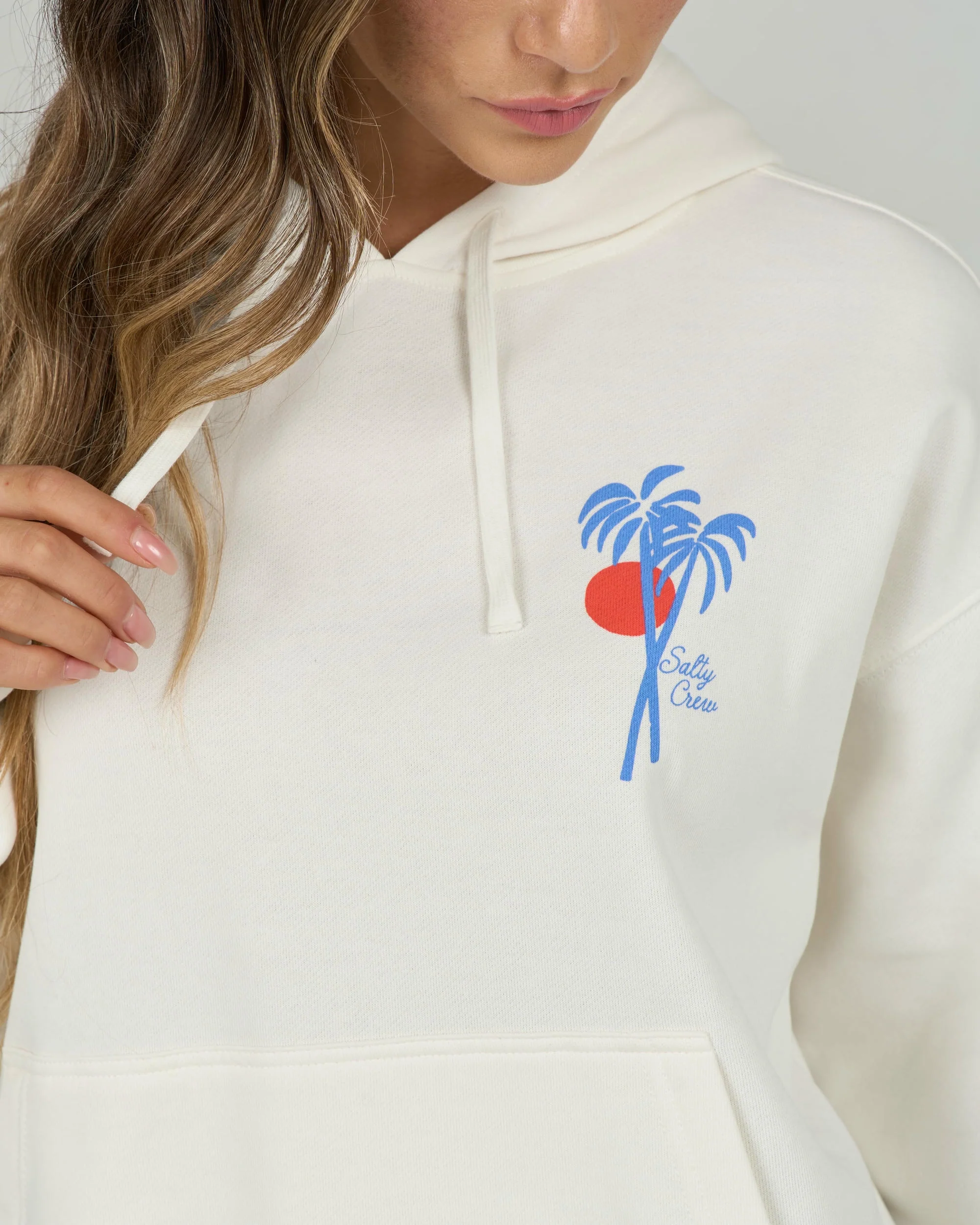 Geo Palm Hoody - Off White - Image 5