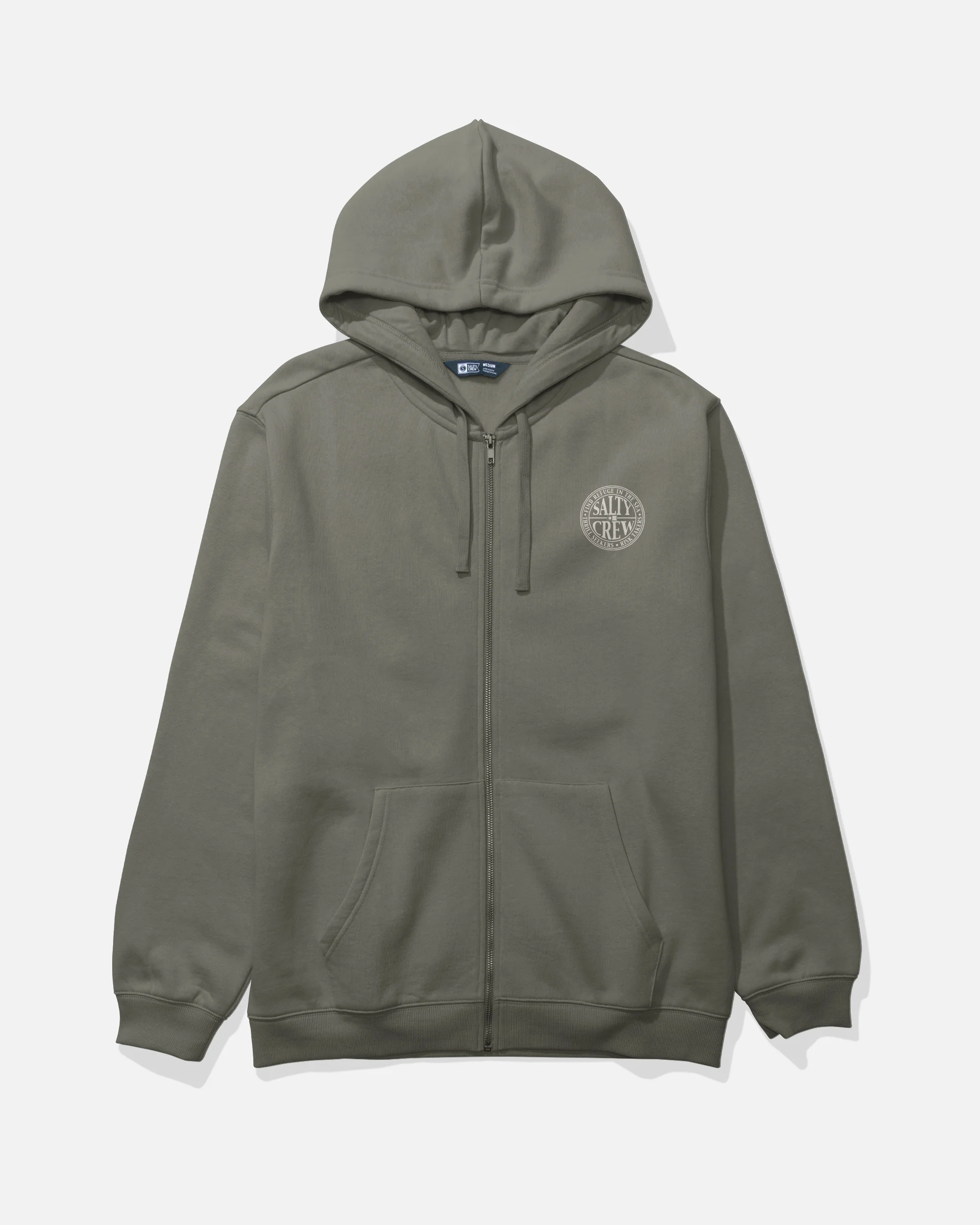 Global Zip Fleece - Dusty Olive - Image 2