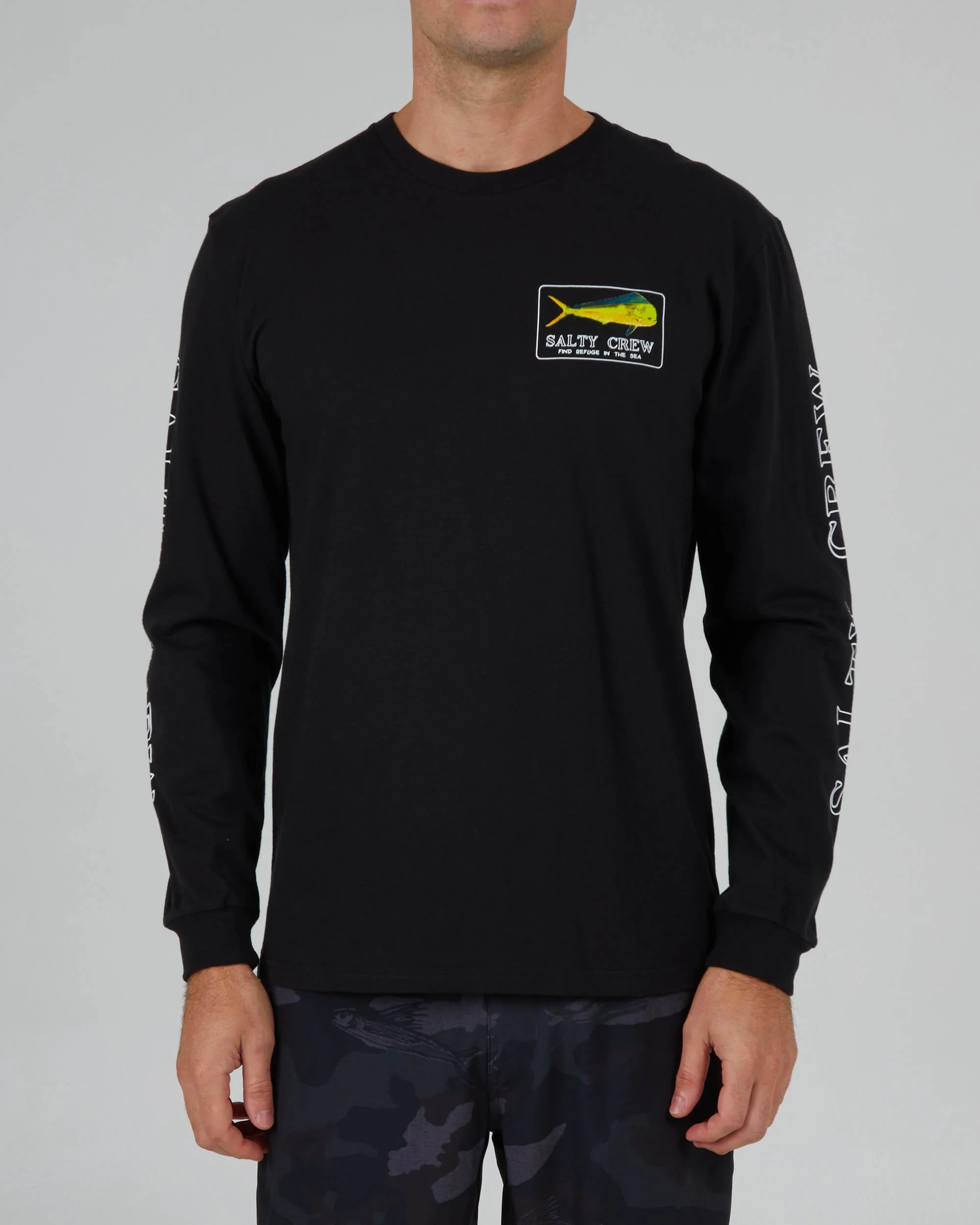 Golden Mahi Premium L/S Tee - Black - Image 4