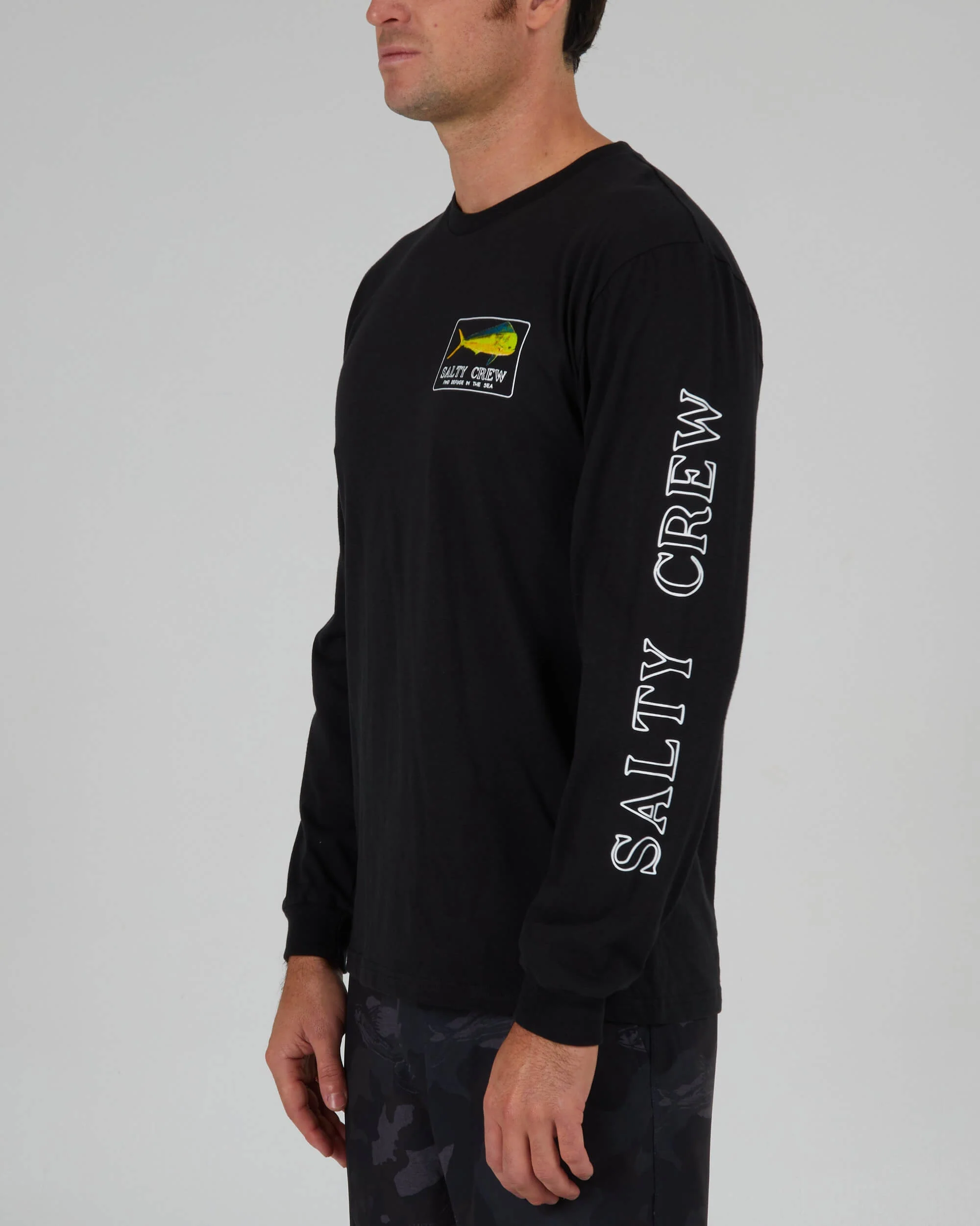 Golden Mahi Premium L/S Tee - Black - Image 5