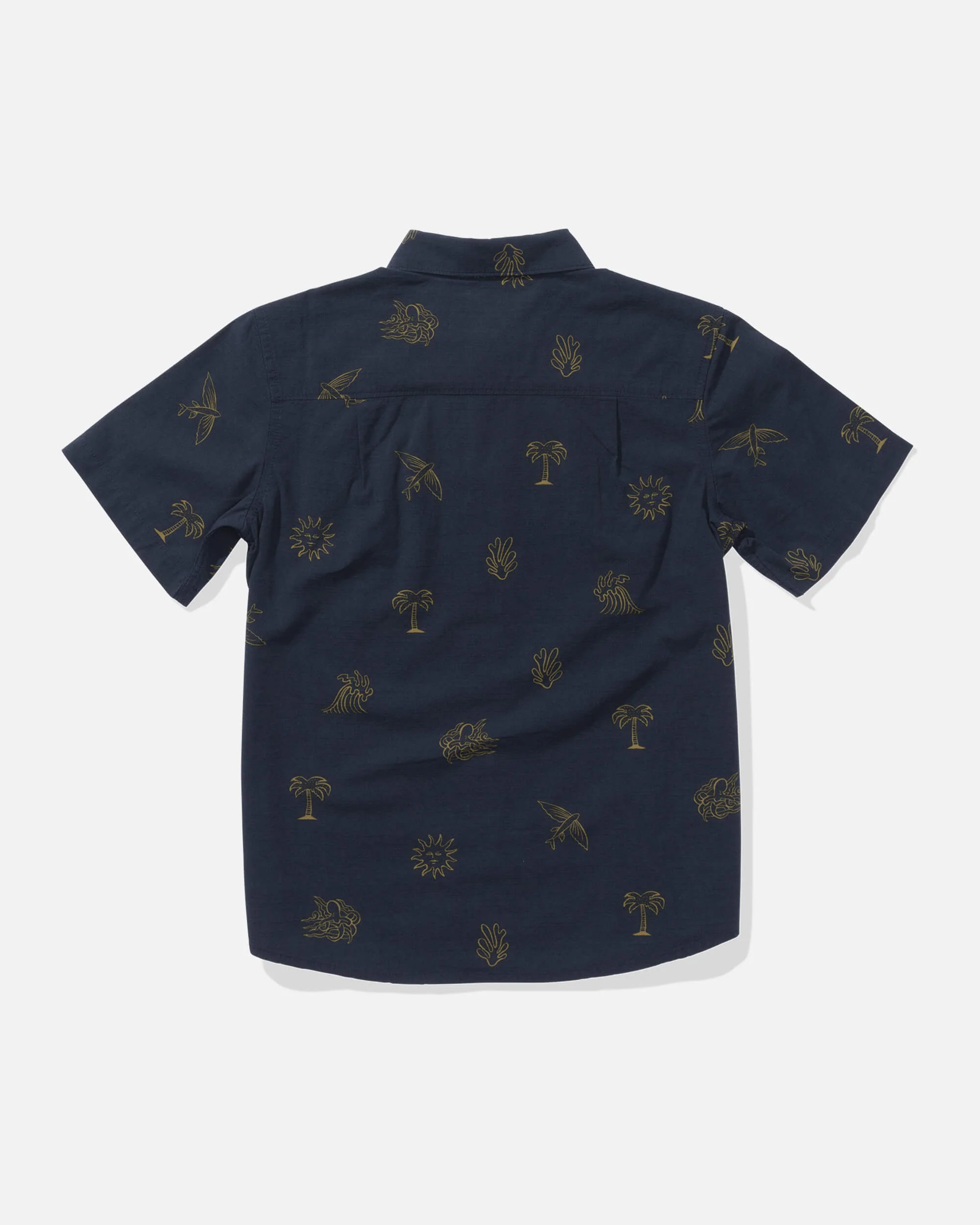 Good Vibes  Ss Woven Kids - Navy - Image 2