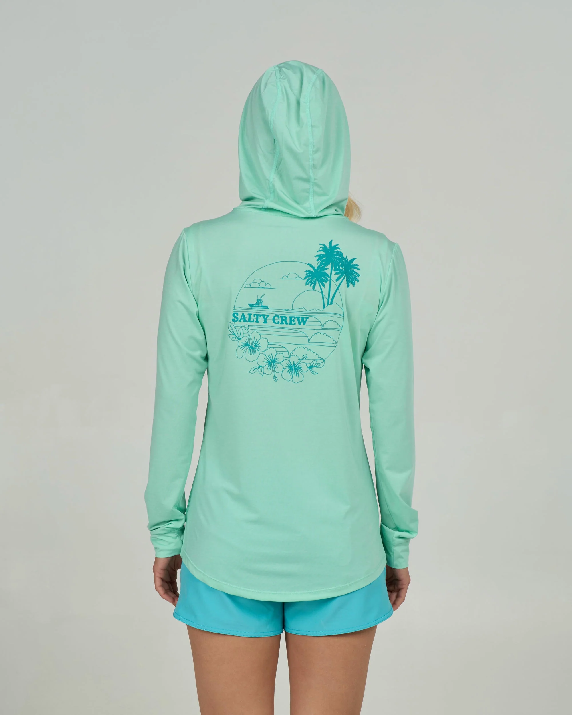 Heatwave Hooded Sunshirt - Mint - Image 2