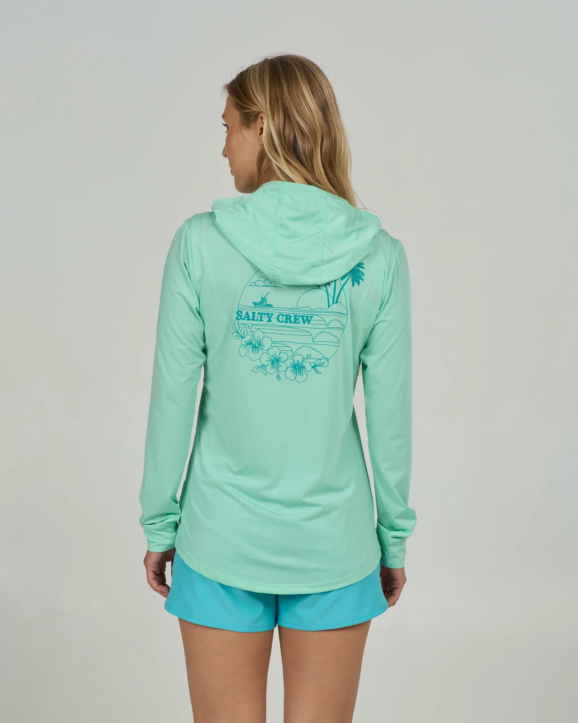 Heatwave Hooded Sunshirt - Mint - Image 3