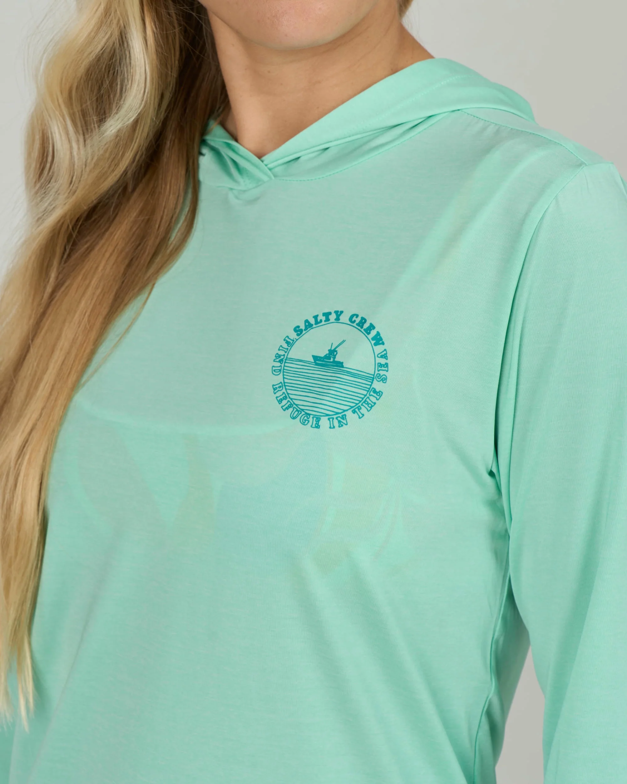 Heatwave Hooded Sunshirt - Mint - Image 4