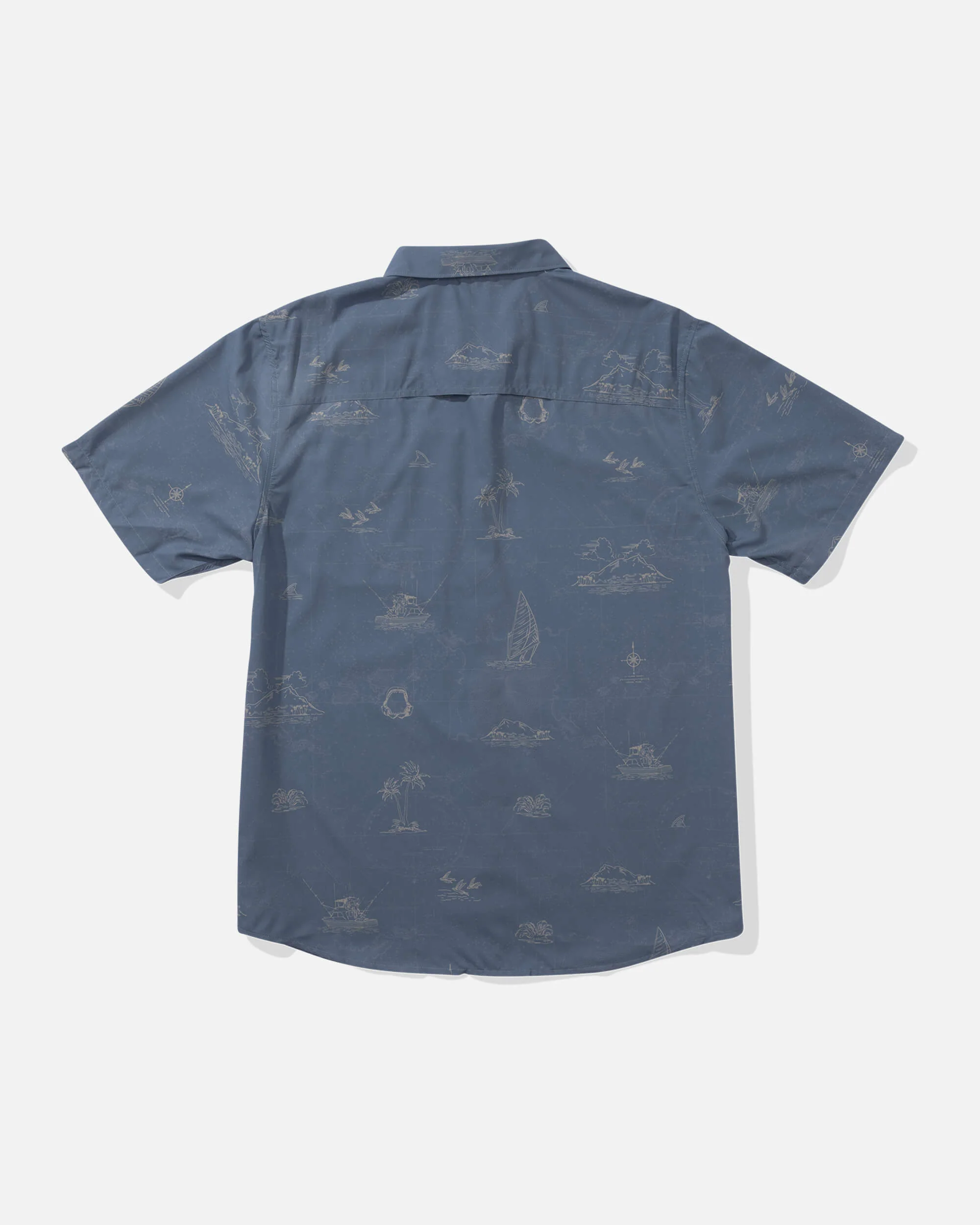 Helmsman Uv Button Up - Bluefin - Image 2