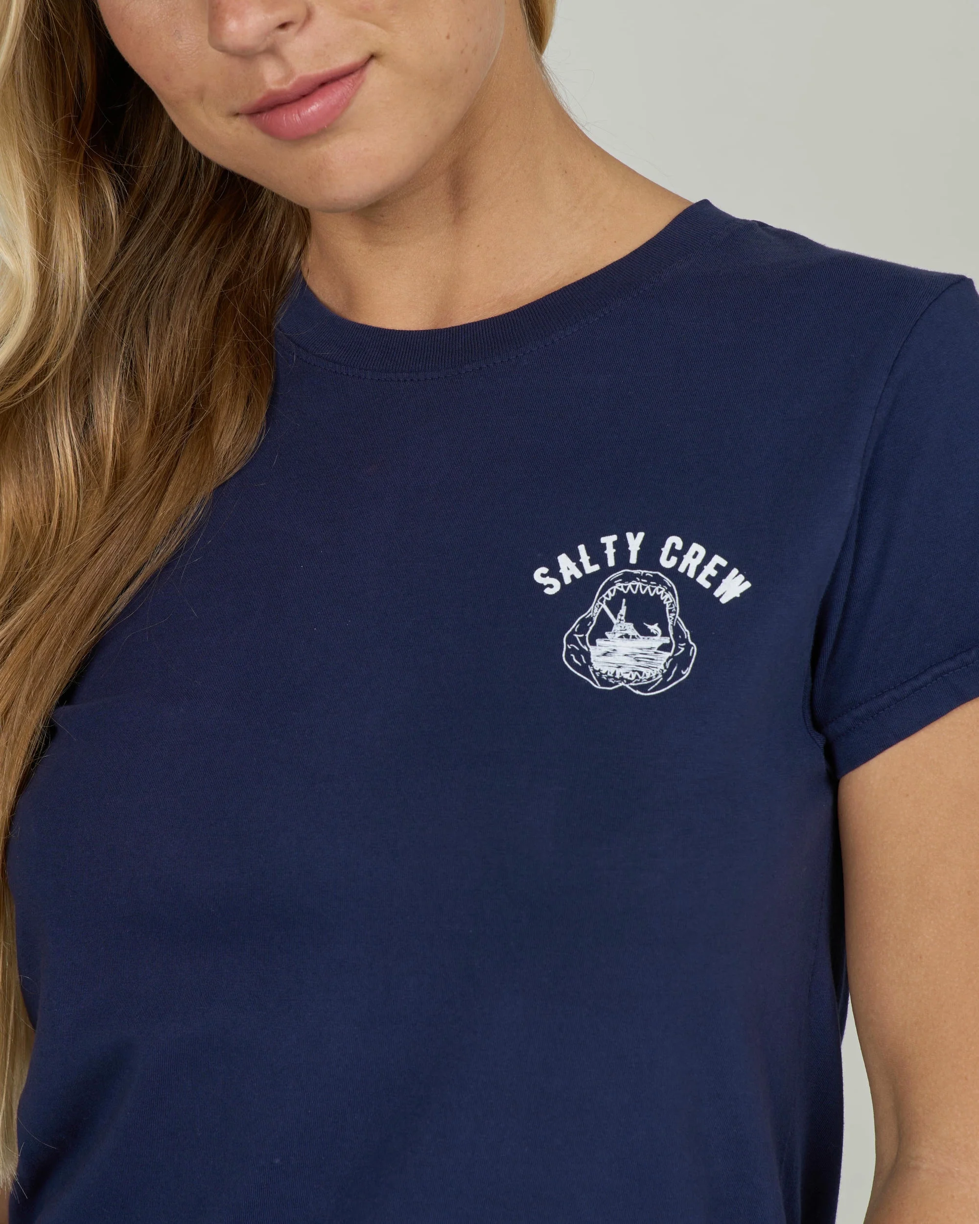 Jawbone Modern Tee - Bright Navy - Image 3