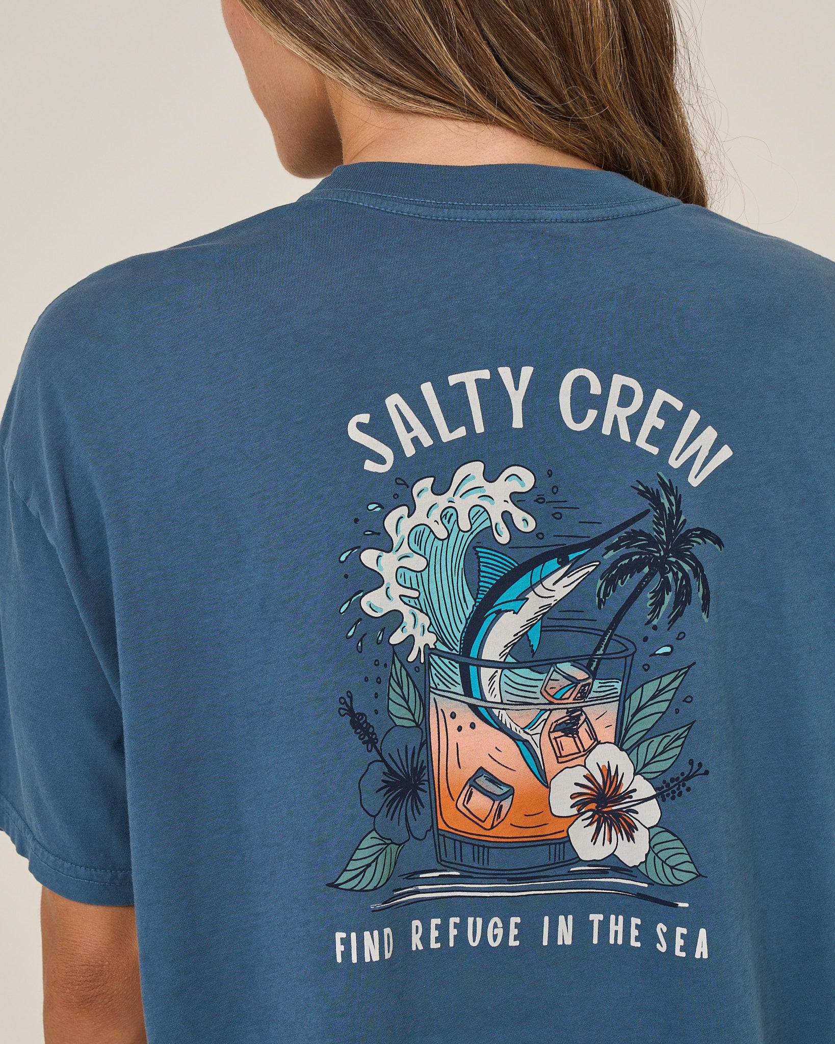 Mai Tai Tails Skimmer - Midnight Navy - Image 3