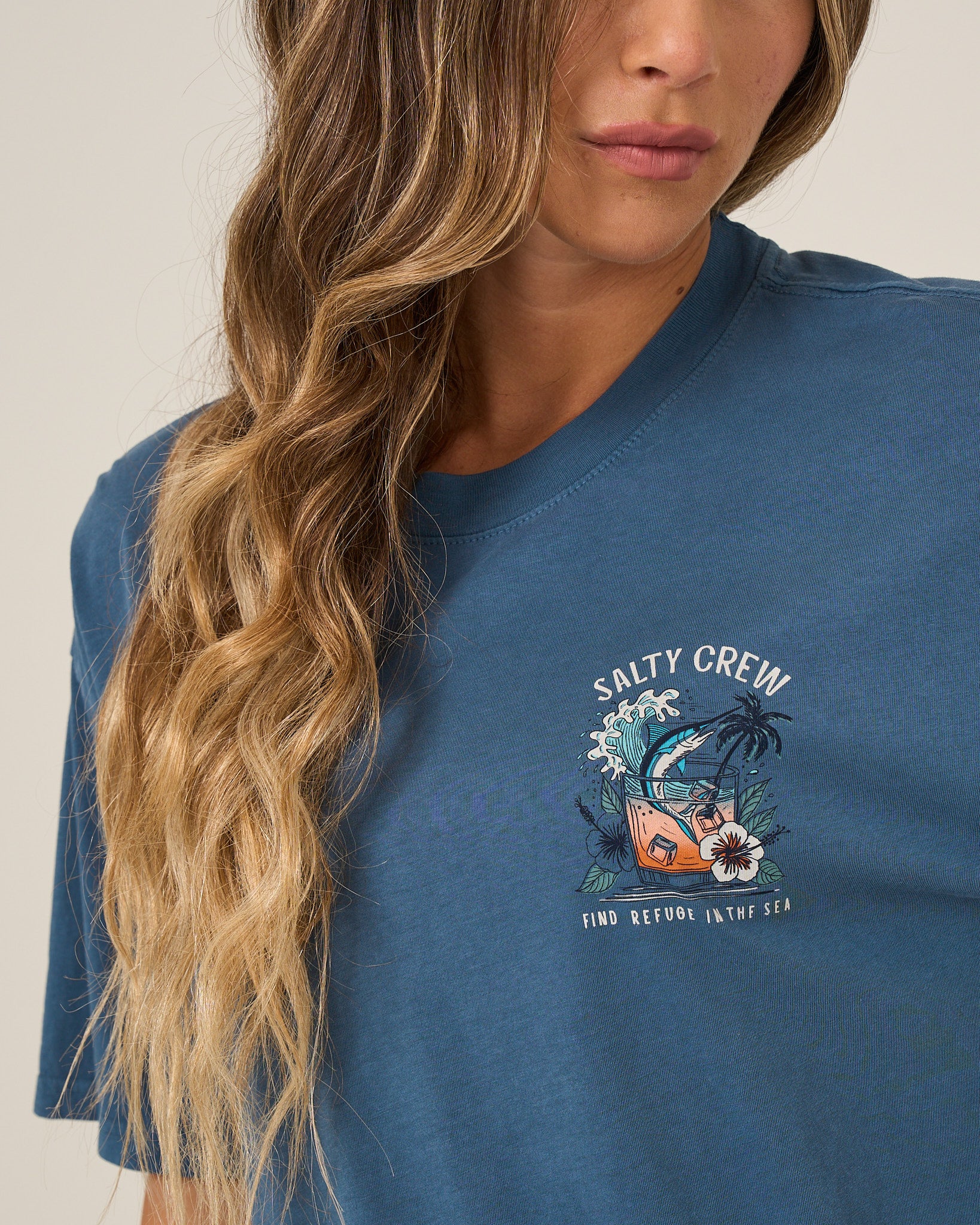 Mai Tai Tails Skimmer - Midnight Navy - Image 4