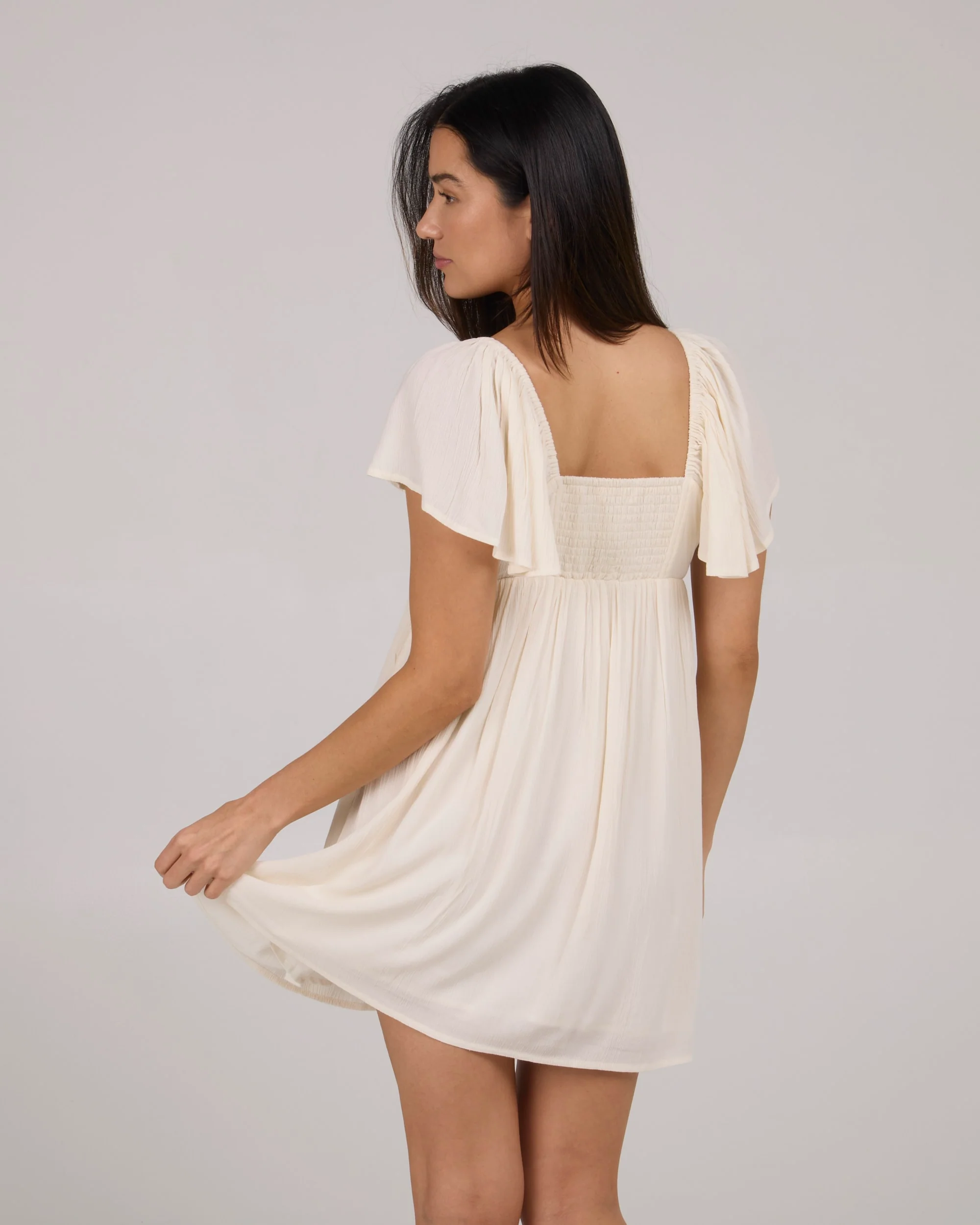 Mainland Dress - Off White - Image 5