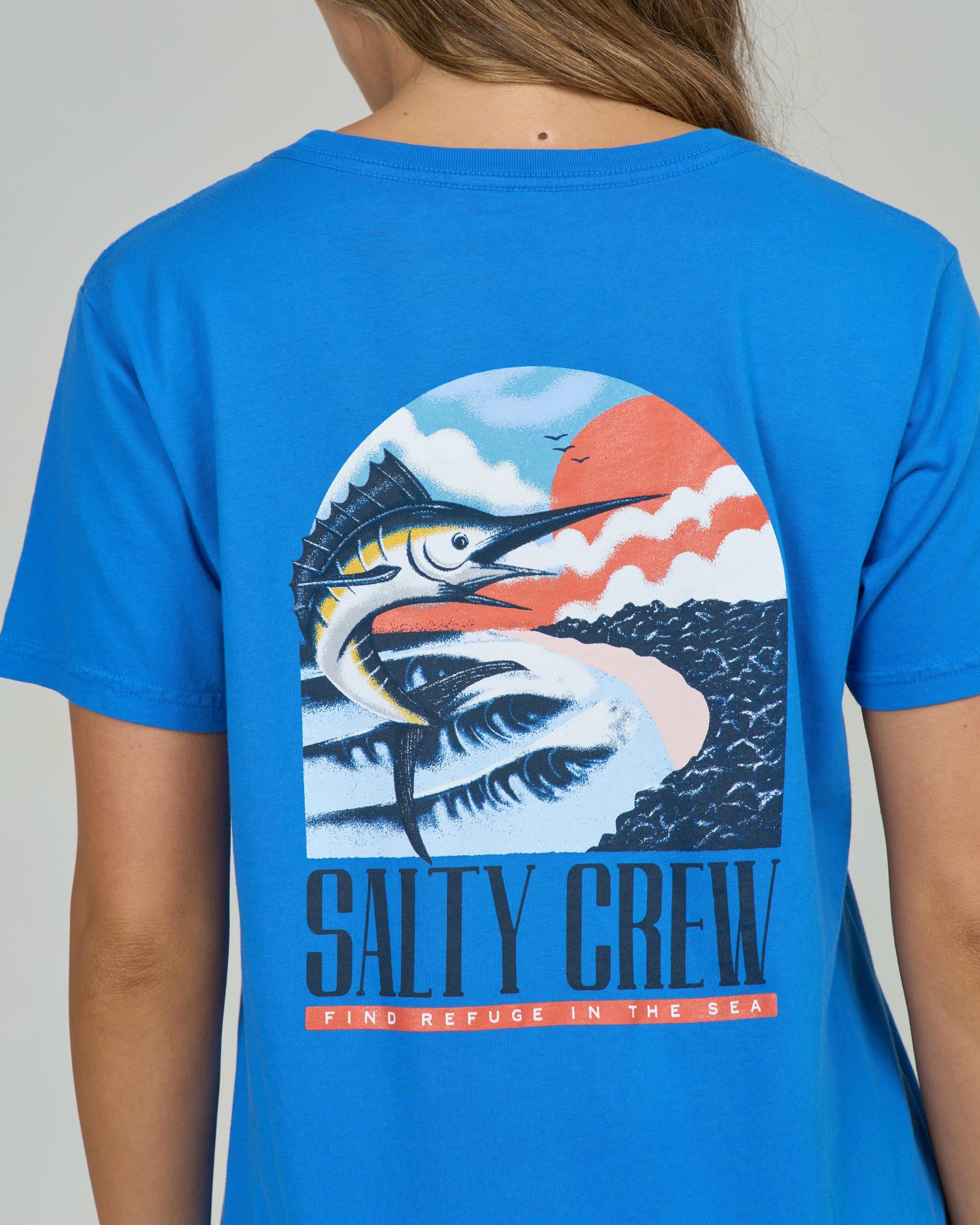Marlin Paradise B.f. Tee - Bold Blue - Image 4