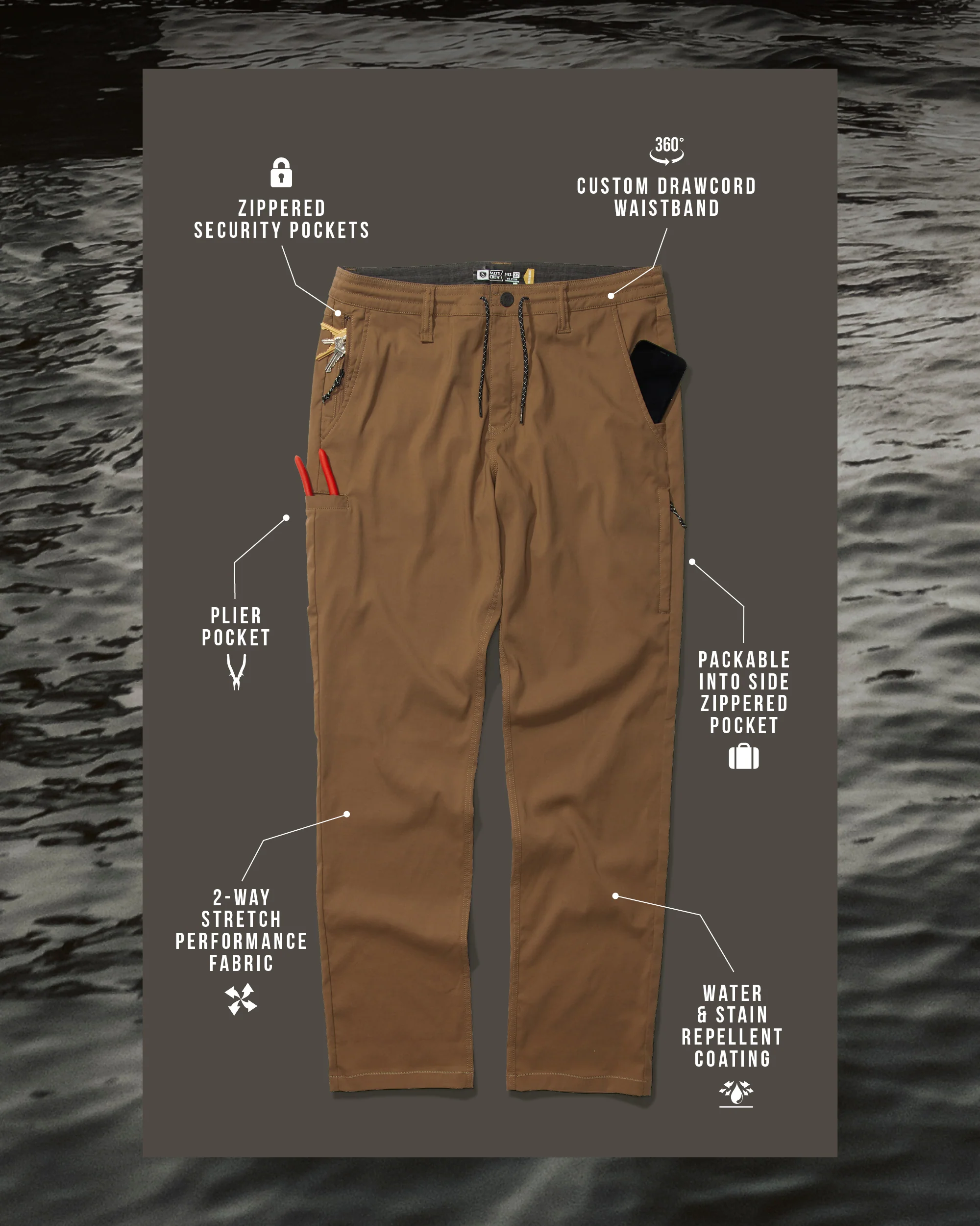 Midway Tech Pant - Earth - Image 3