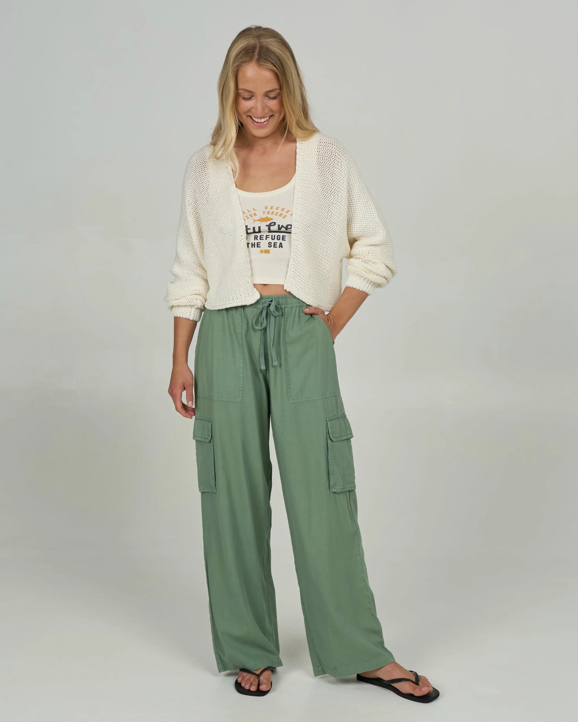 Navigator Cardigan - Off White - Image 3