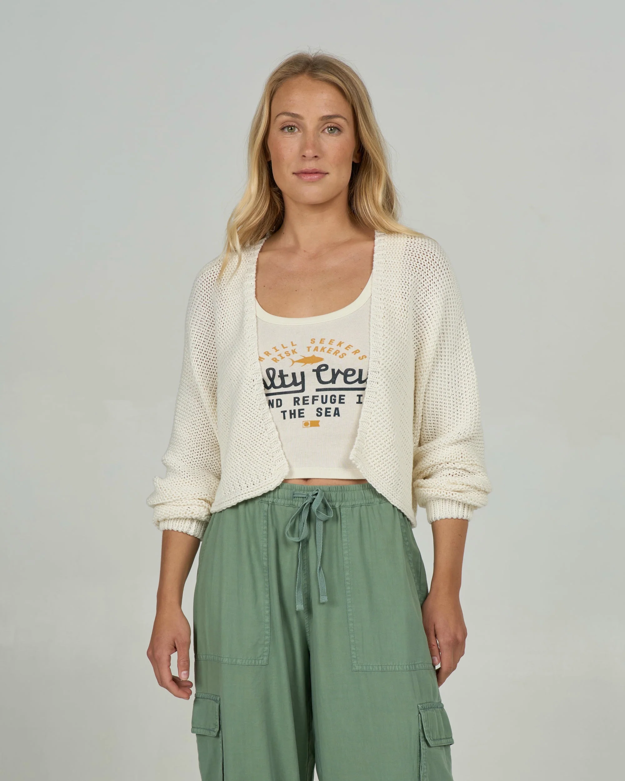 Navigator Cardigan - Off White - Image 5