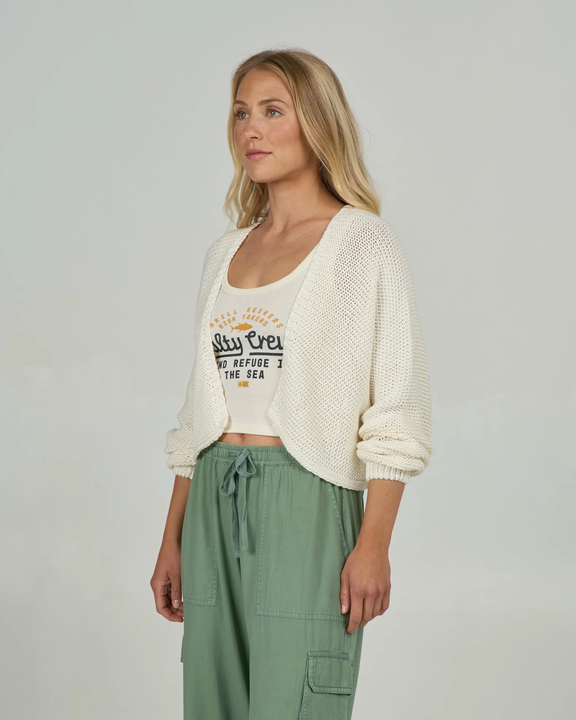 Navigator Cardigan - Off White - Image 6