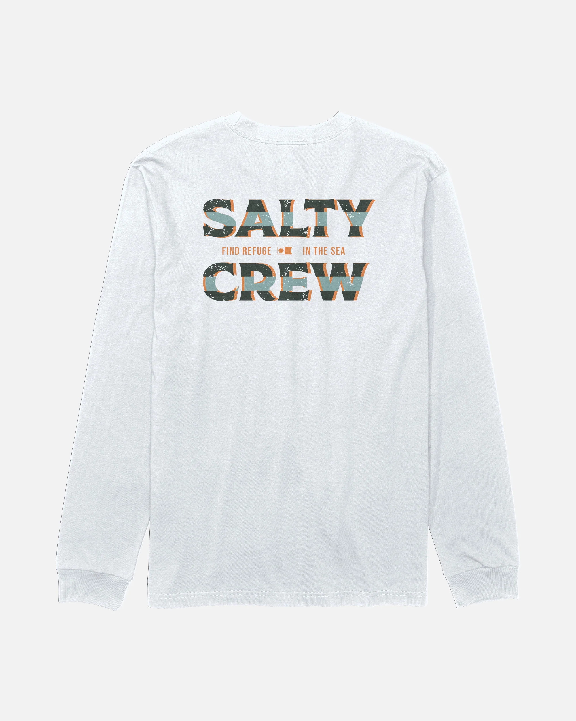 Offset Ls Tee - White