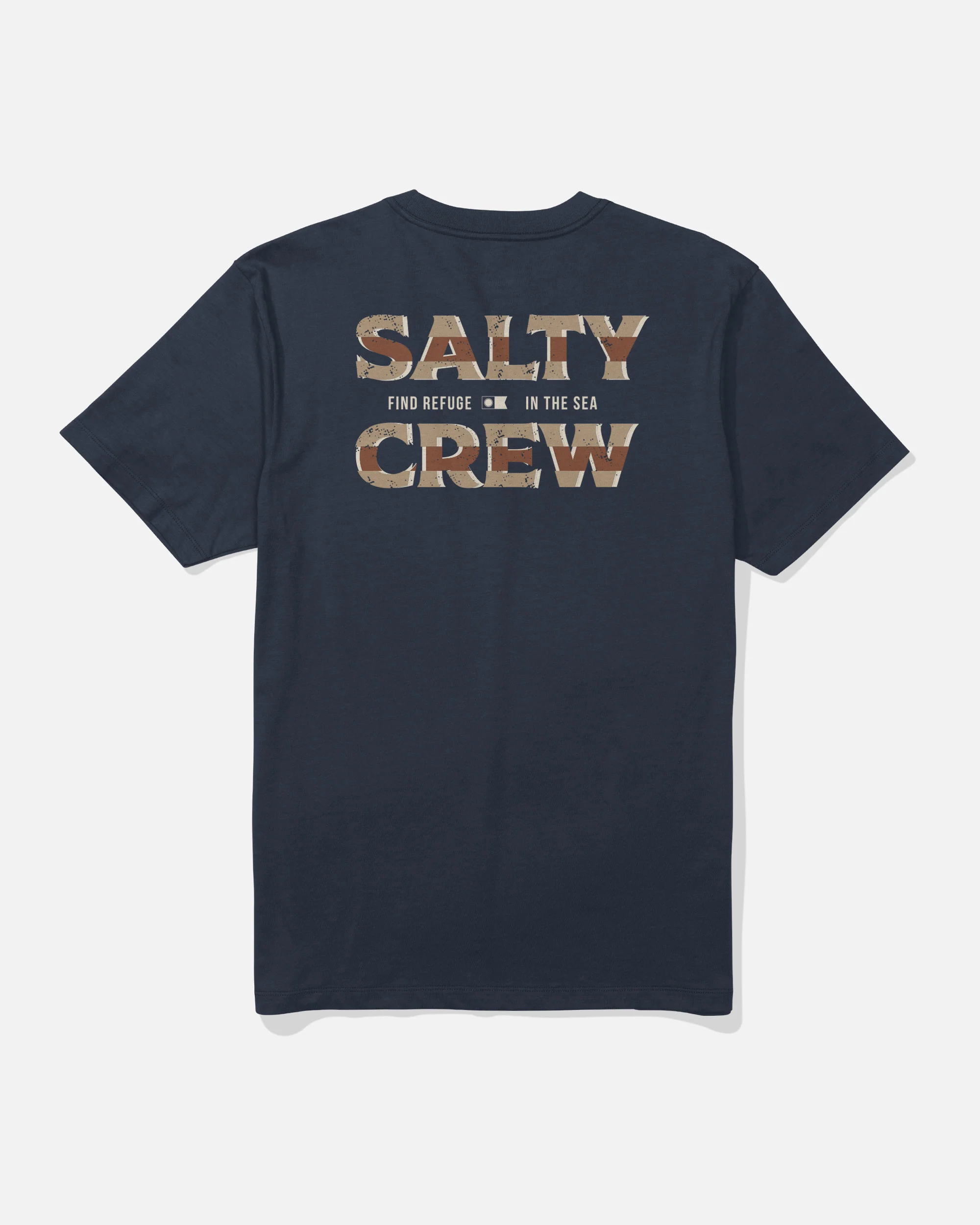 Offset Ss Tee - Navy