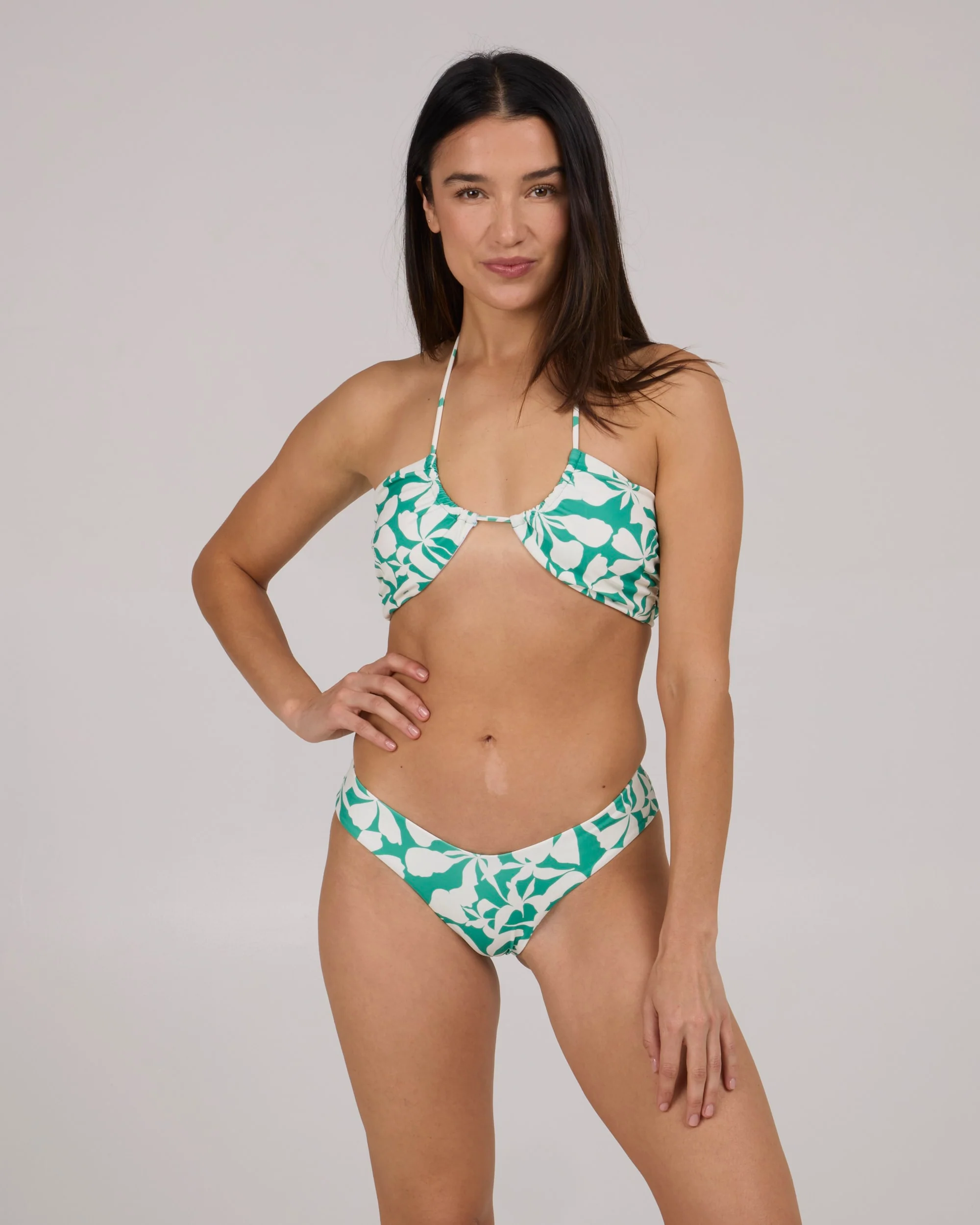 Optical Skimpy V Bottom - Kelly Green - Image 3
