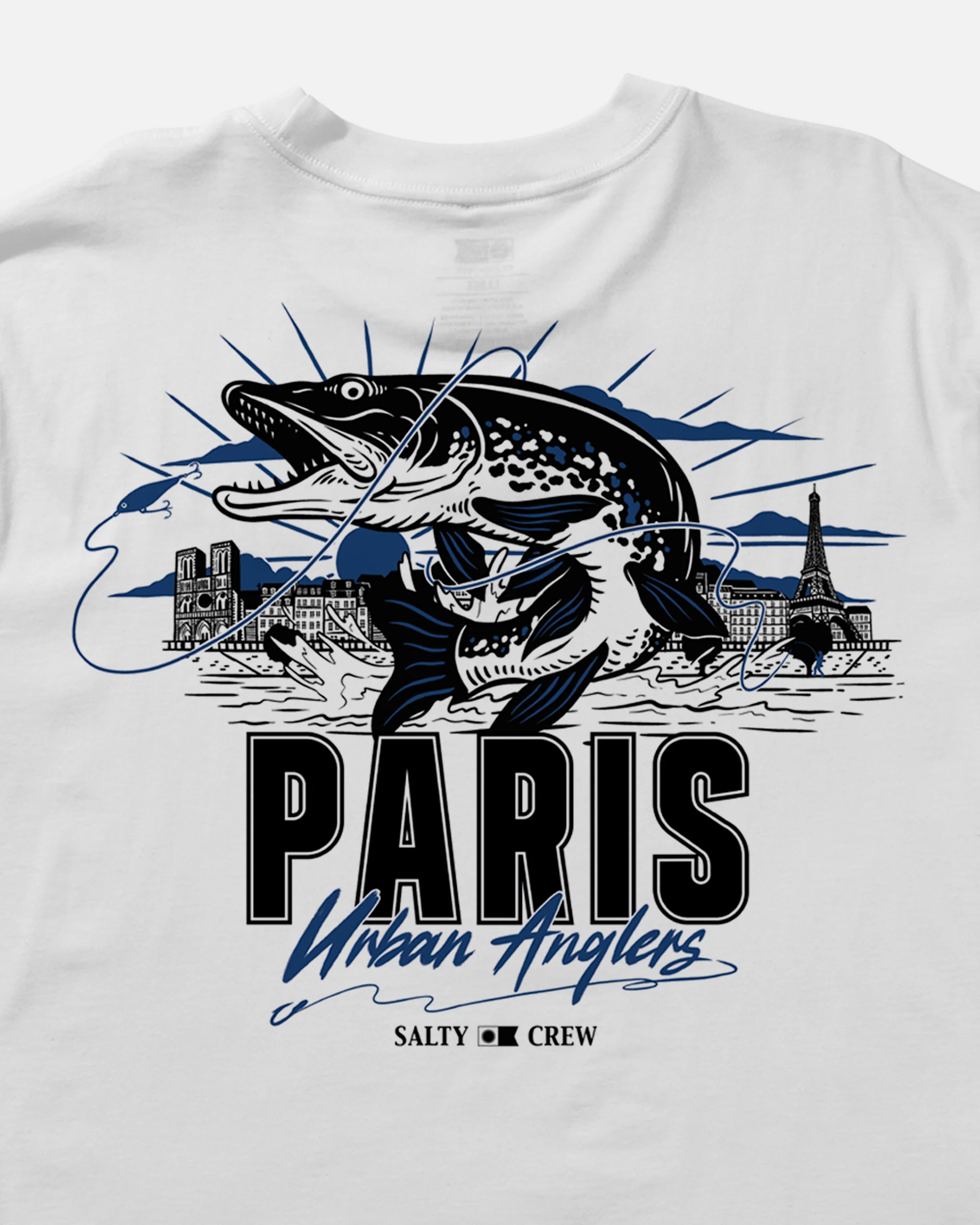 Paris Urban Angler Ss Tee - White - Image 2