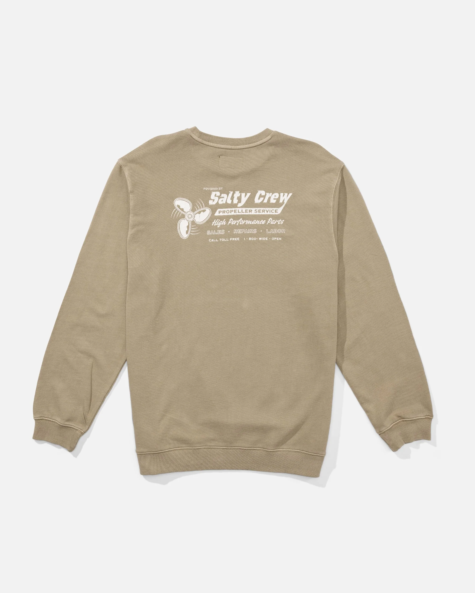 Props Vintage Crew Fleece - Stone - Image 2