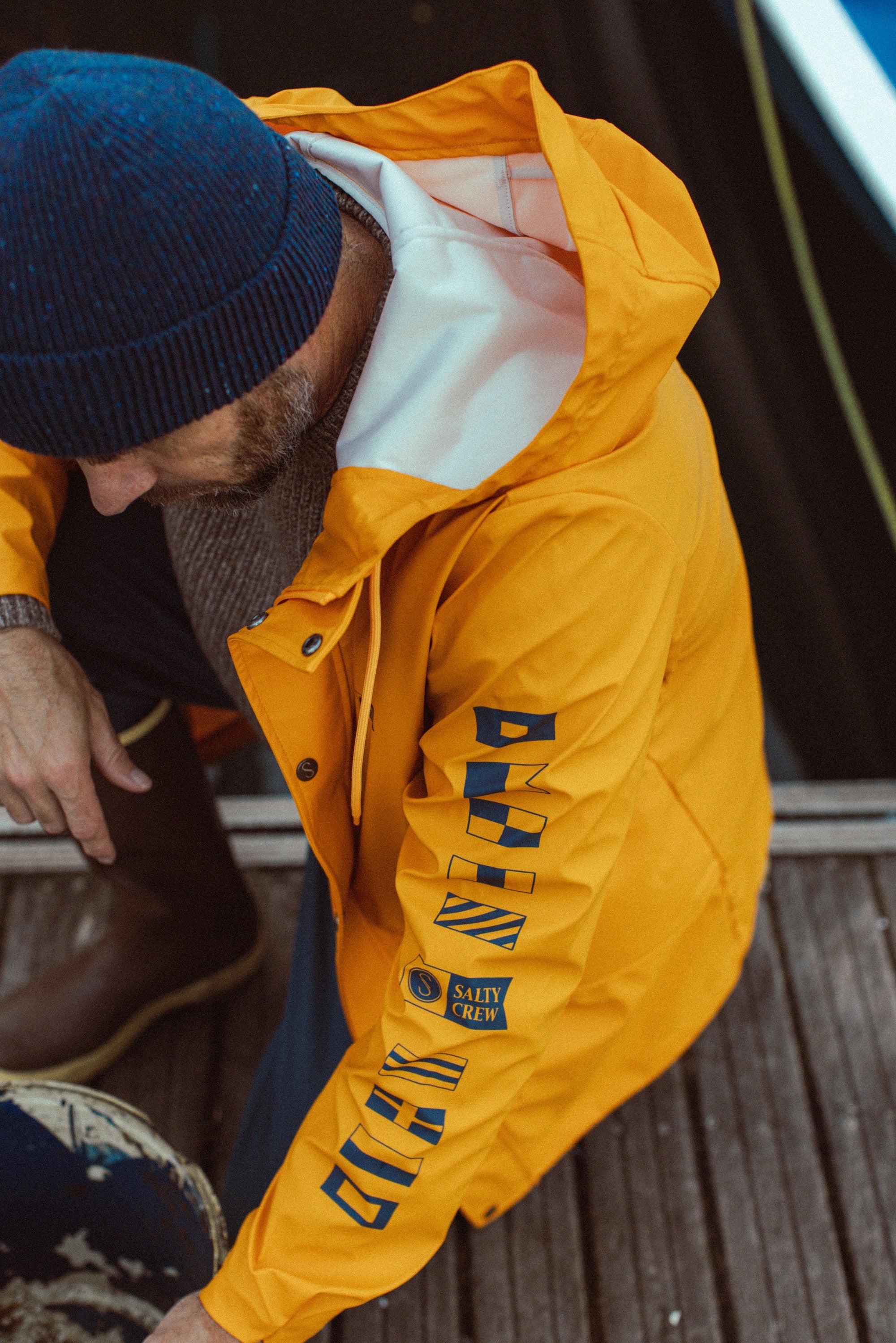 Seal Raincoat - Golden Yellow - Image 3